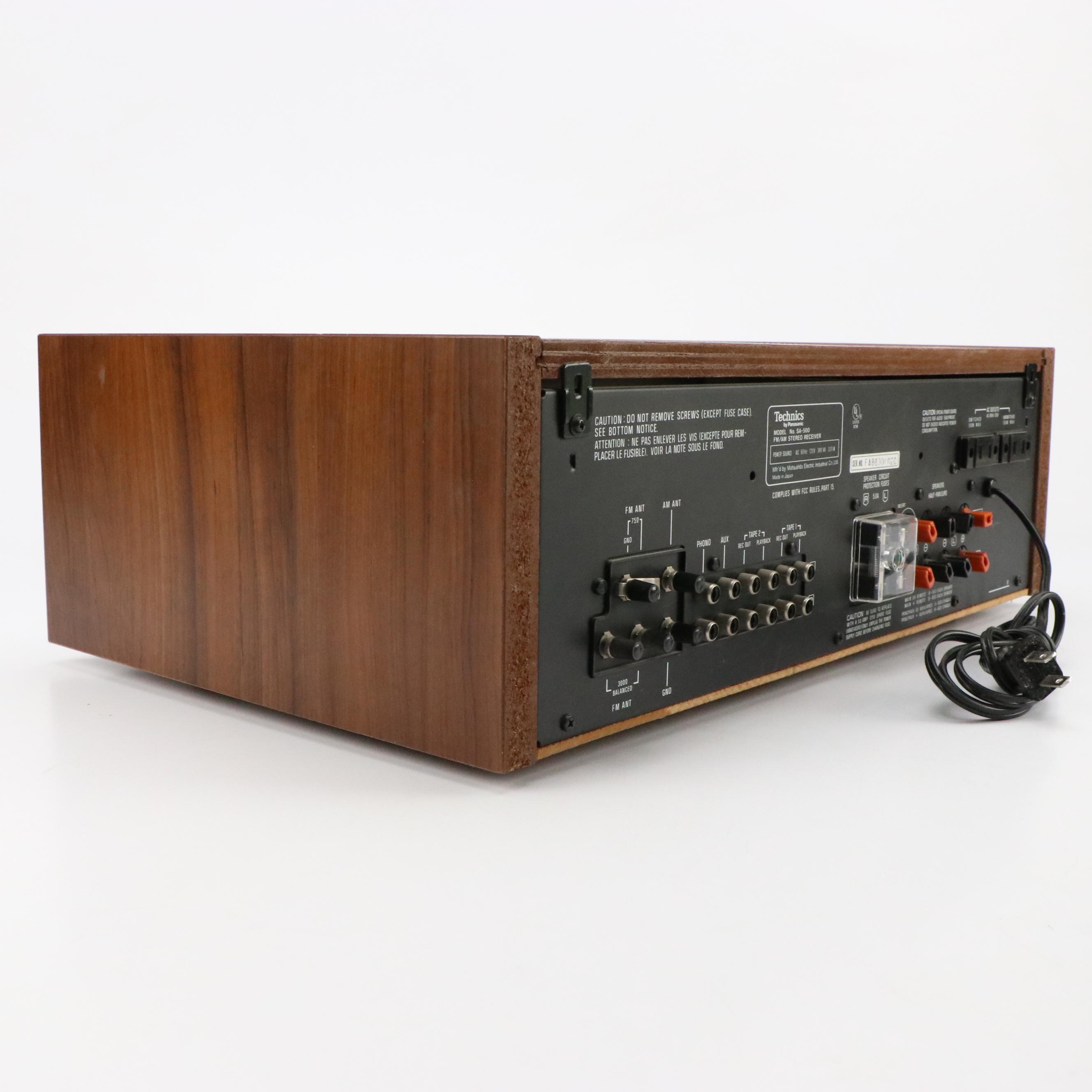 Technics SA-500 FM/AM Stereo Receiver, Circa 1978