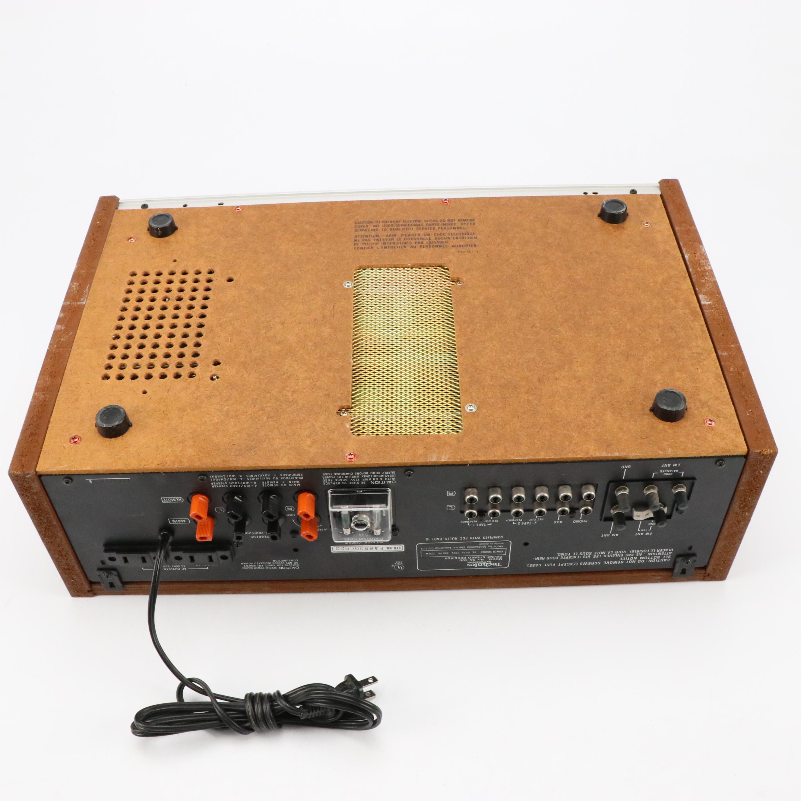 Technics SA-500 FM/AM Stereo Receiver, Circa 1978