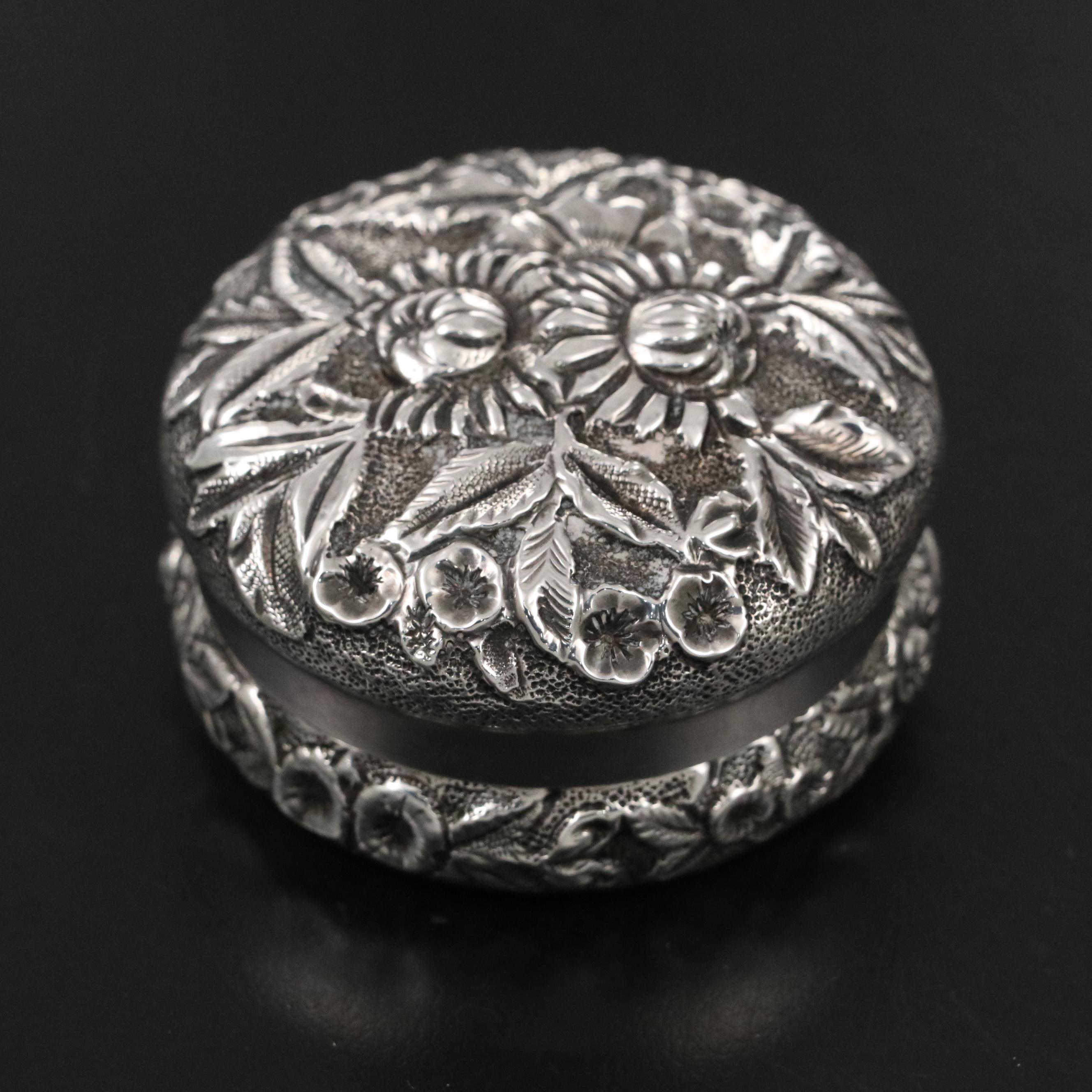 S. Kirk & Son Co. Repoussé Sterling Silver Box
