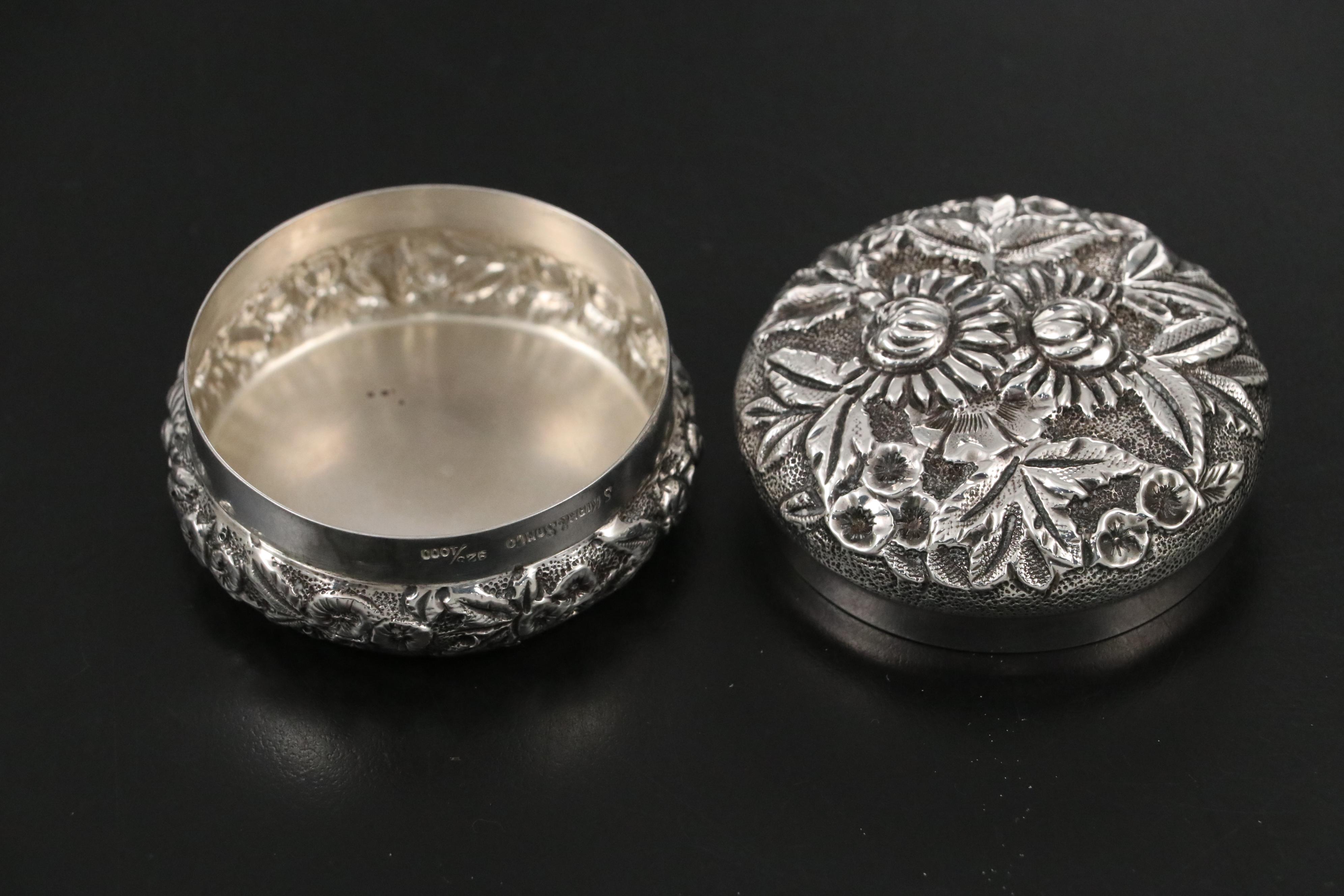 S. Kirk & Son Co. Repoussé Sterling Silver Box