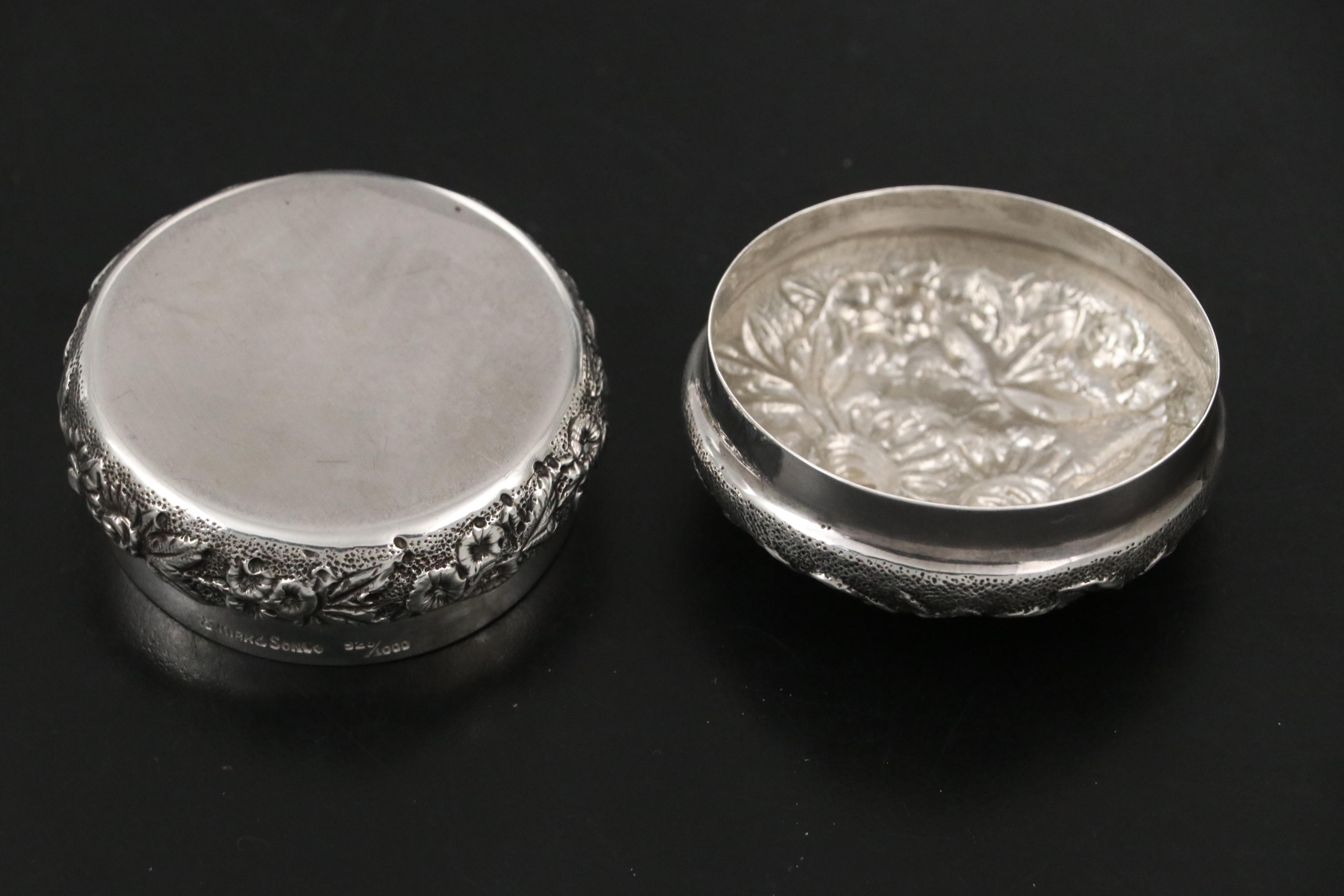 S. Kirk & Son Co. Repoussé Sterling Silver Box