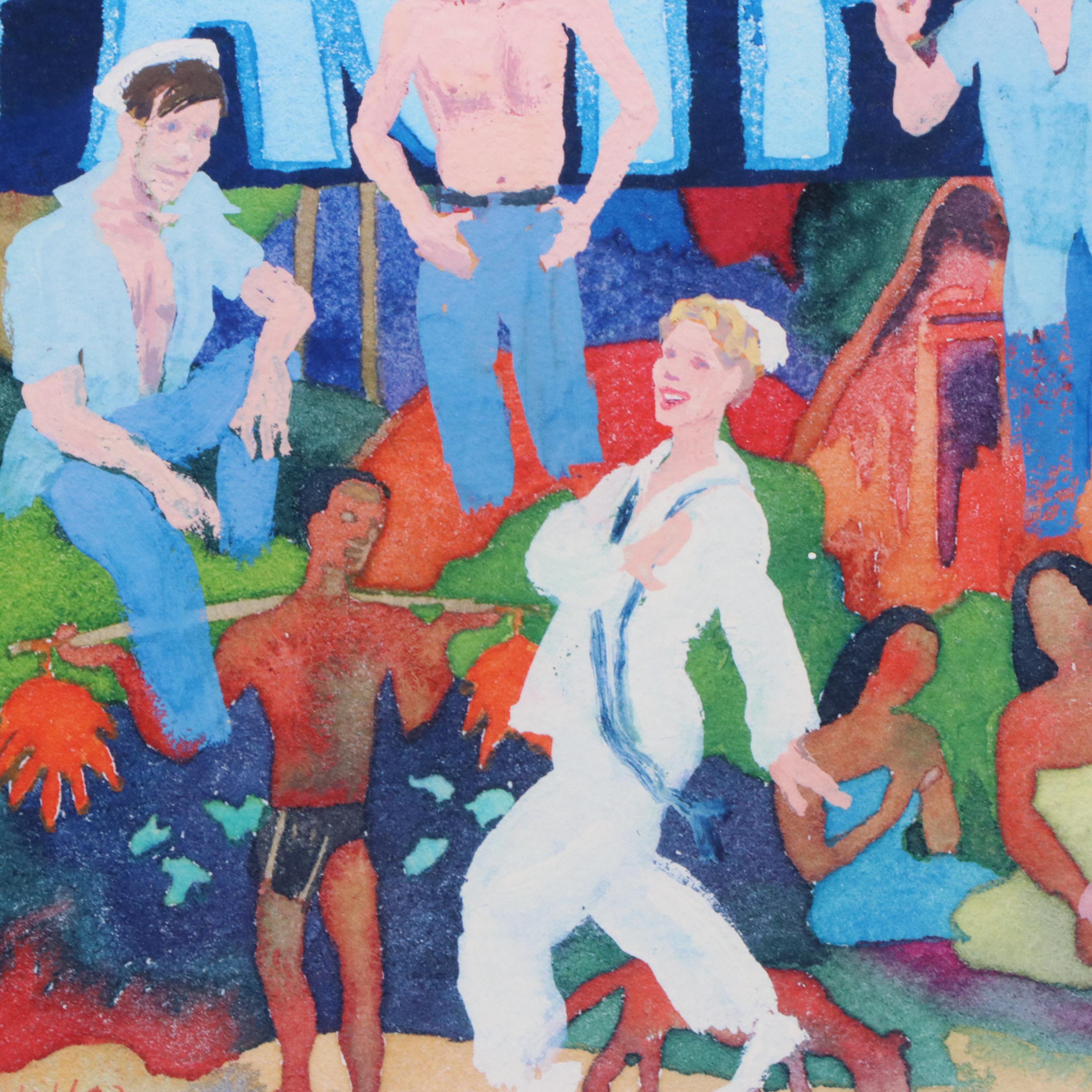 "South Pacific" Broadway Promotional Poster