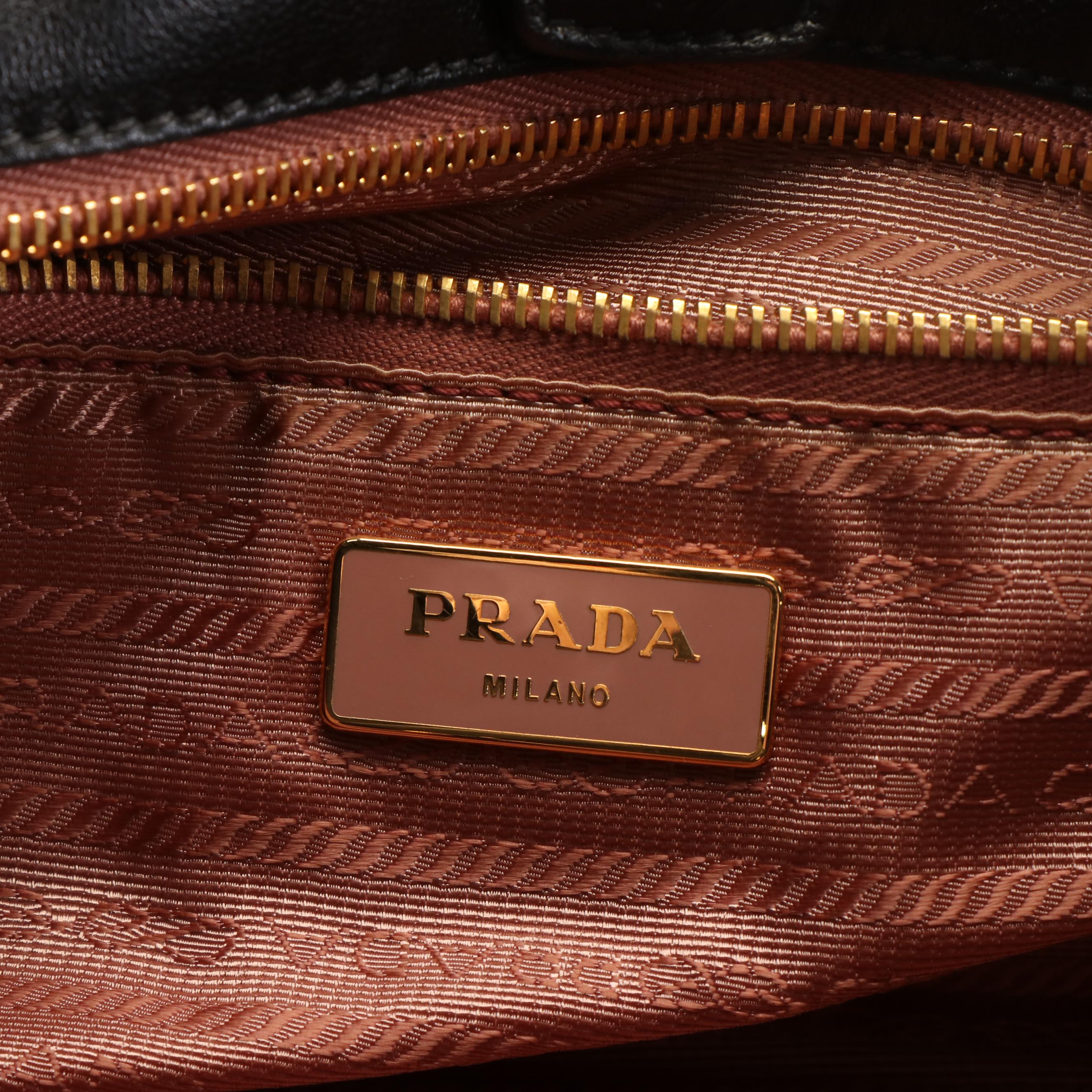 Prada Fiocco Bow Tote Bag in Tessuto Nylon