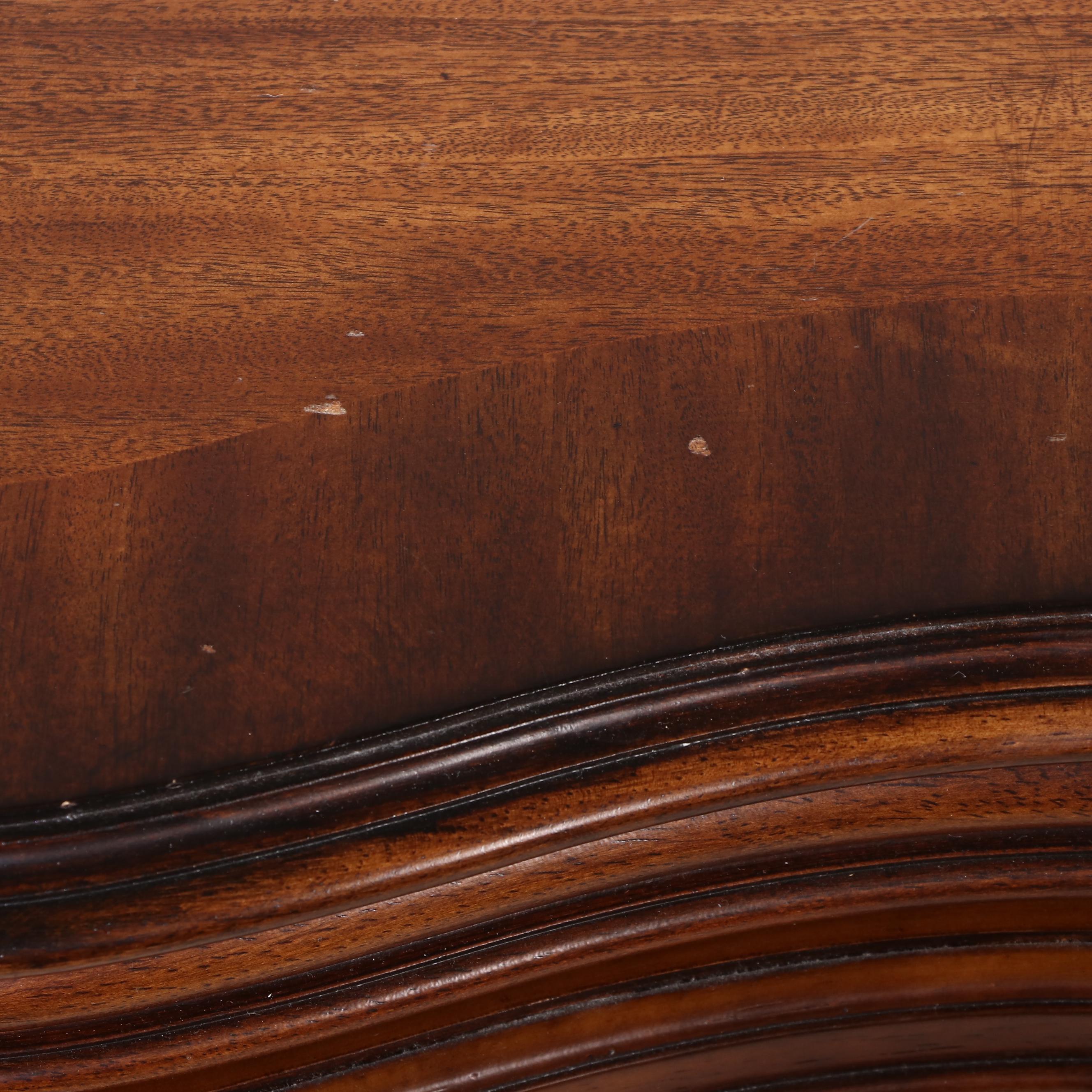 Pulaski "Casa Cristina" Gilt Metal-Mounted & Mahogany-Stained Serpentine Buffet