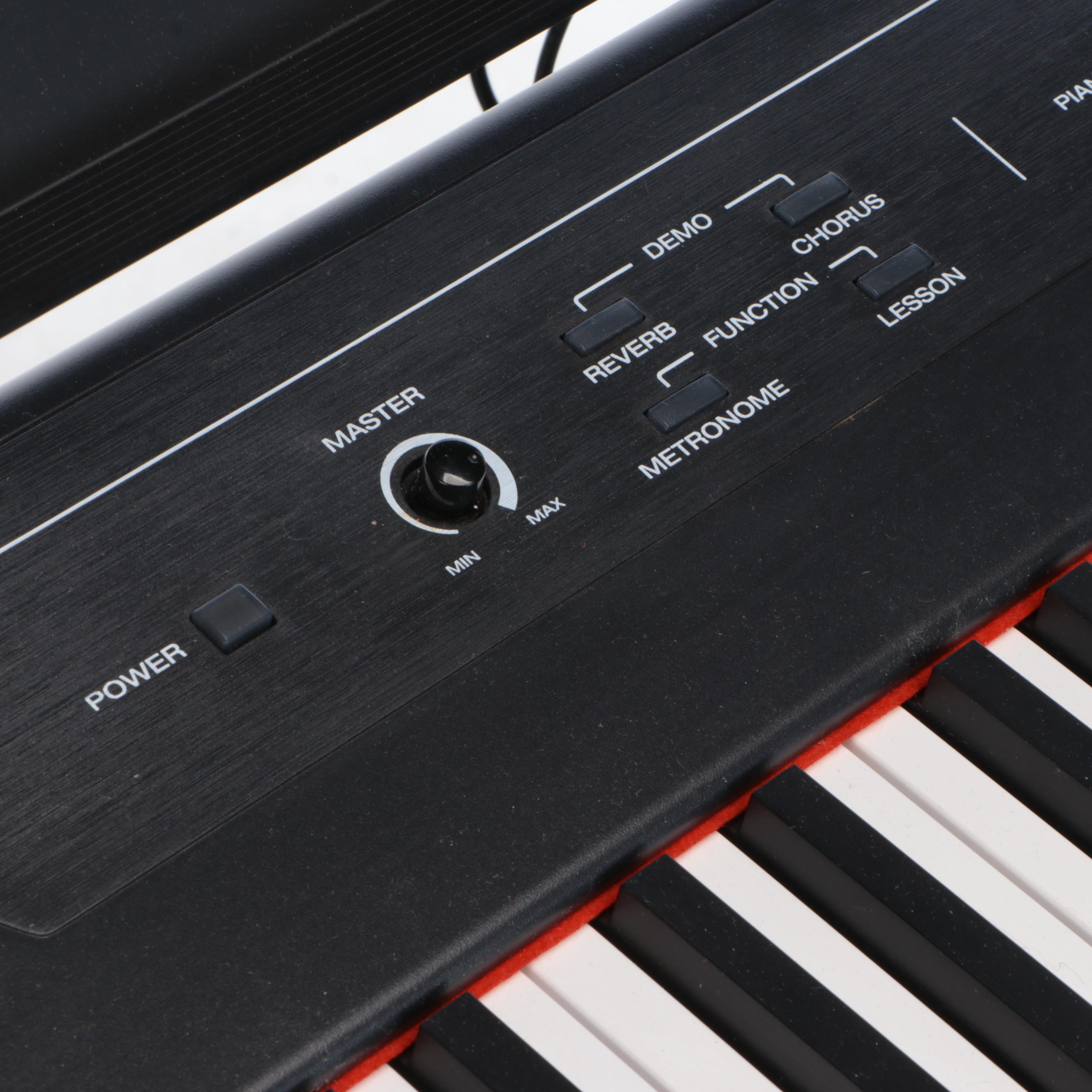 Alesis Recital 88 Key Digital Keyboard with Stand and Stool, Contemporary