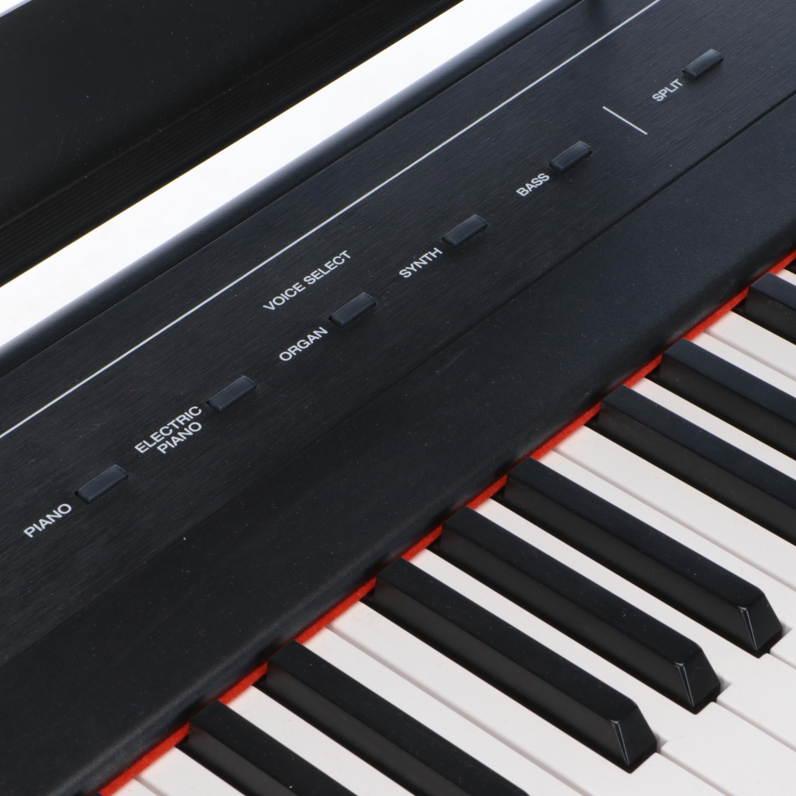 Alesis Recital 88 Key Digital Keyboard with Stand and Stool, Contemporary