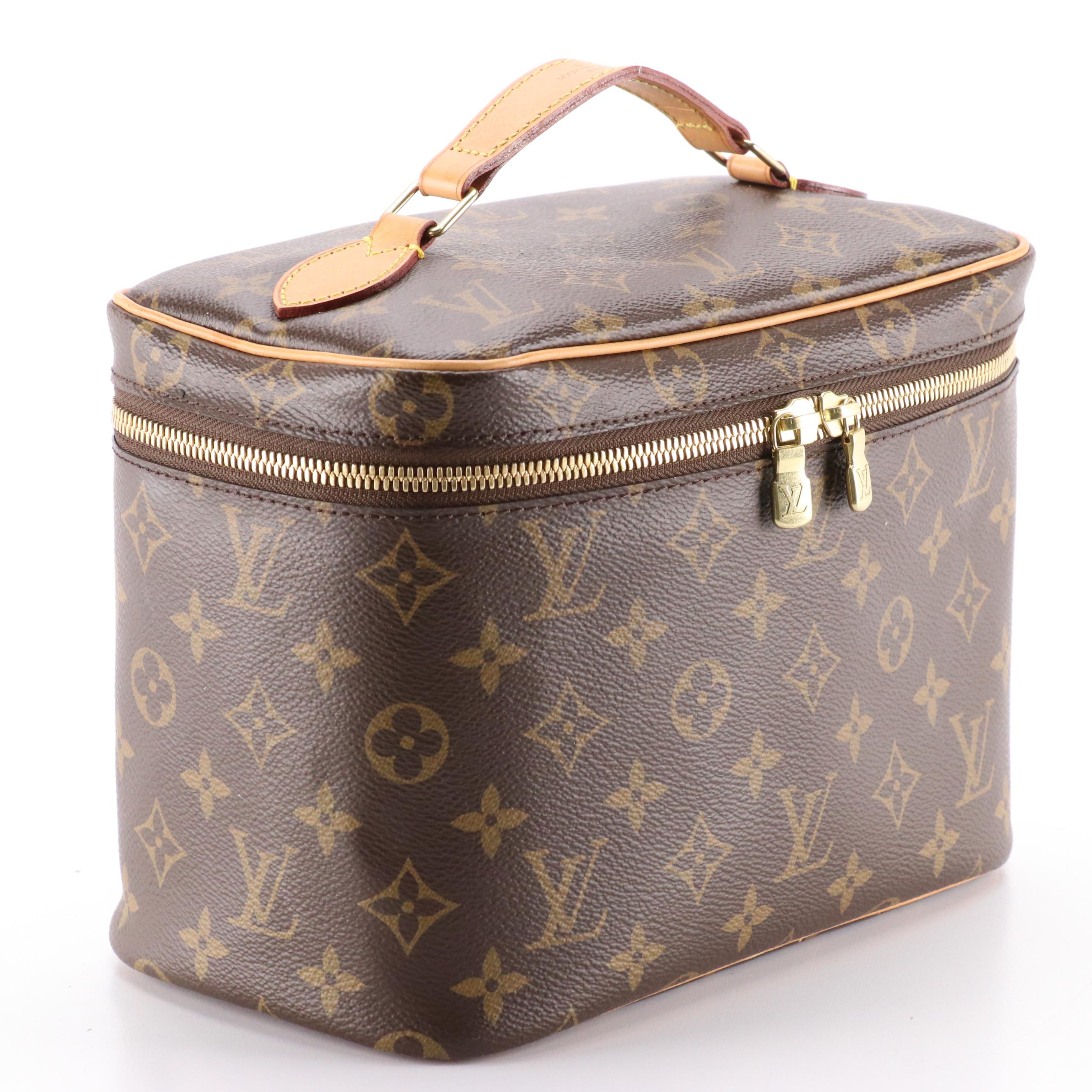 Louis Vuitton Nice BB Vanity Case in Monogram Canvas and Leather