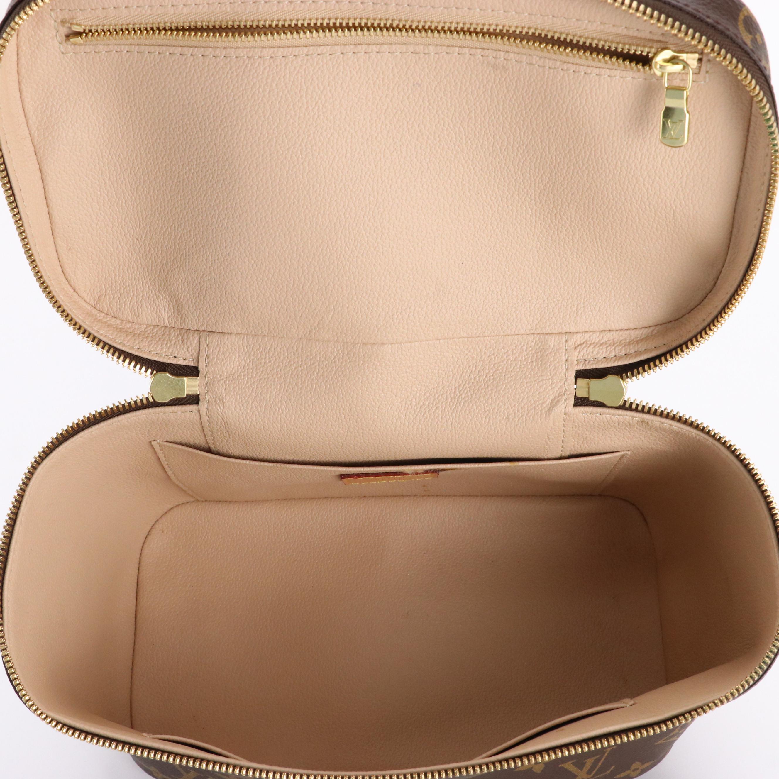 Louis Vuitton Nice BB Vanity Case in Monogram Canvas and Leather