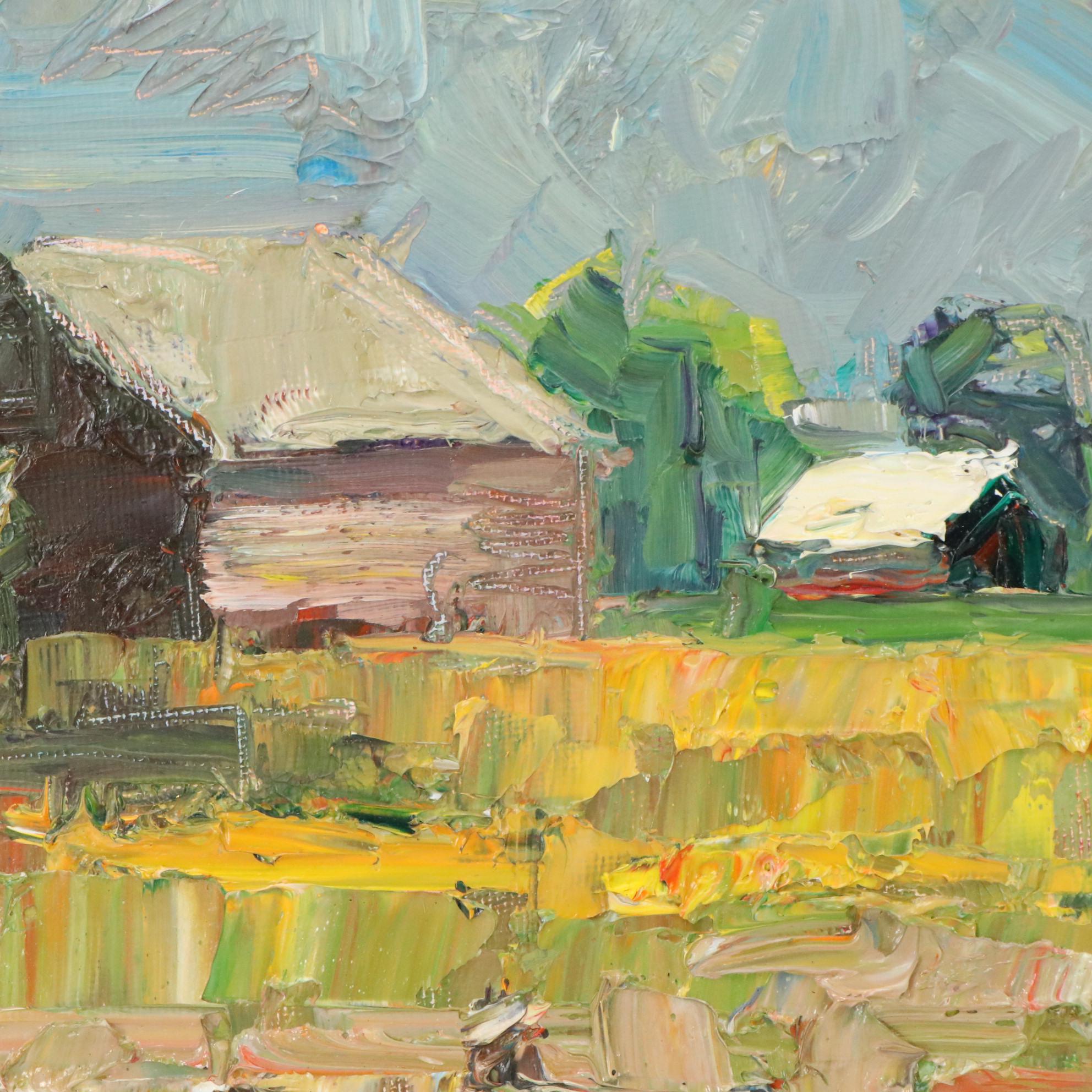 Francis Switzer Oil Landscape Painting "North of Hamilton, South of Calgary"