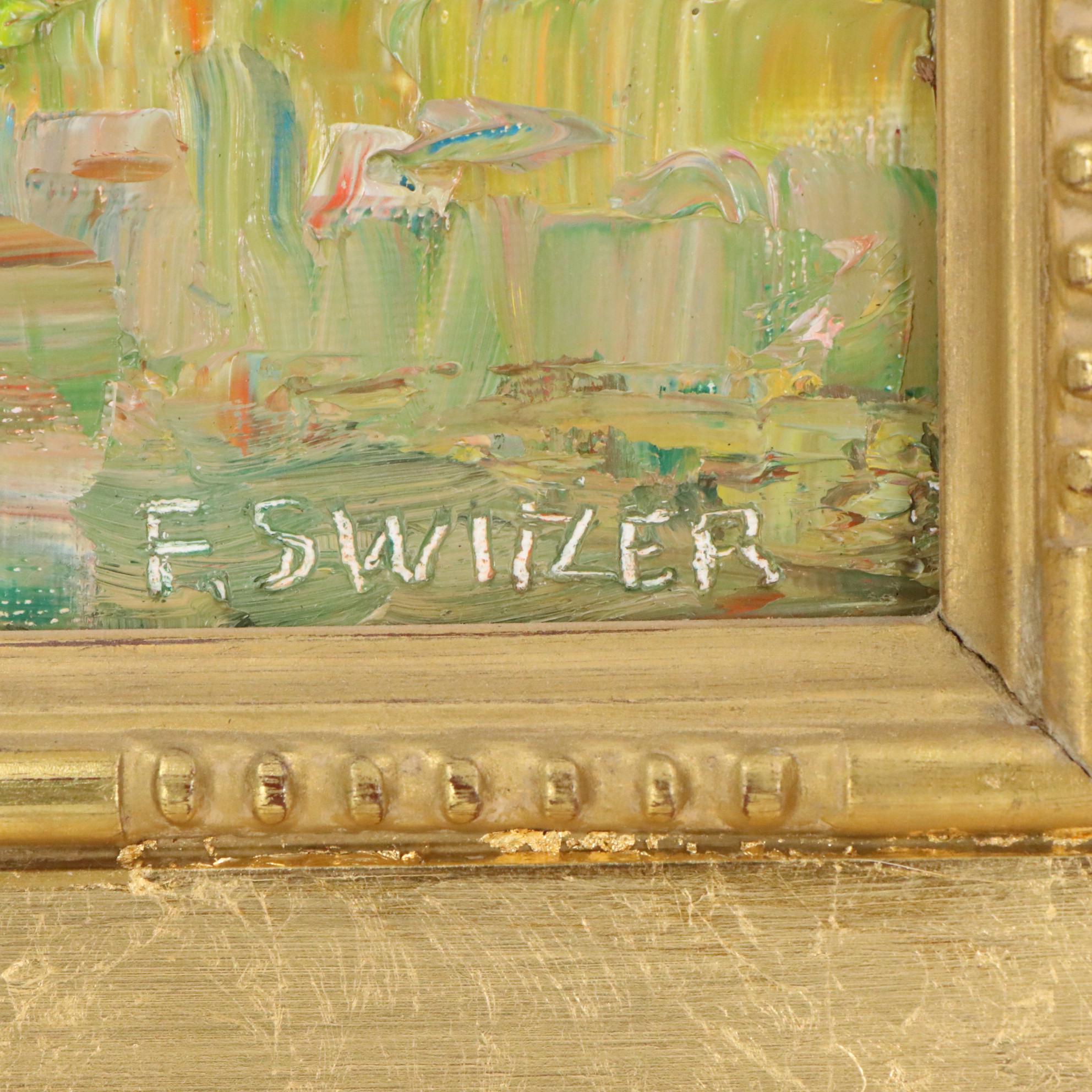 Francis Switzer Oil Landscape Painting "North of Hamilton, South of Calgary"