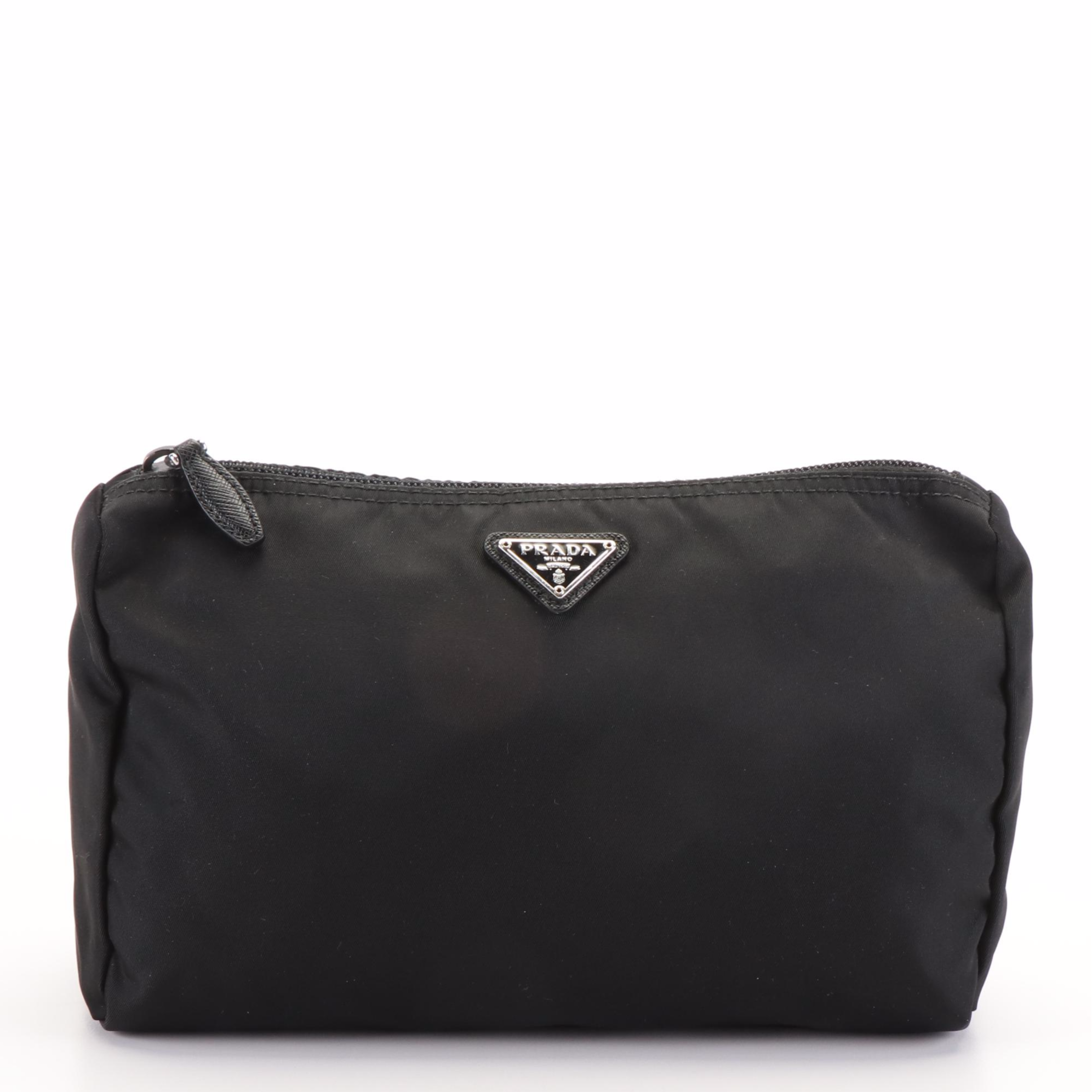 Prada Clutch Bag in Black Tessuto Nylon