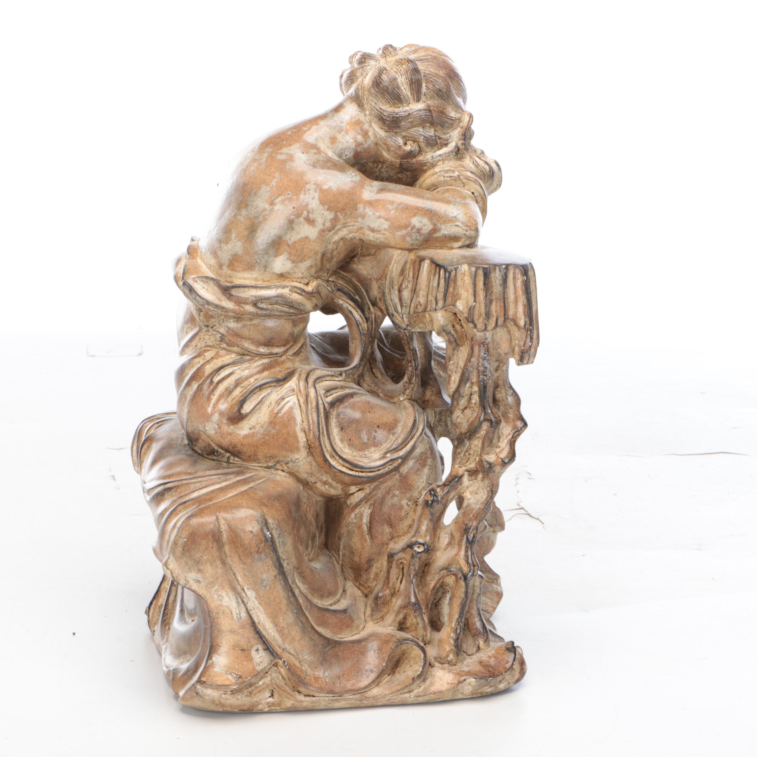 Italian Style Resin Sculpture