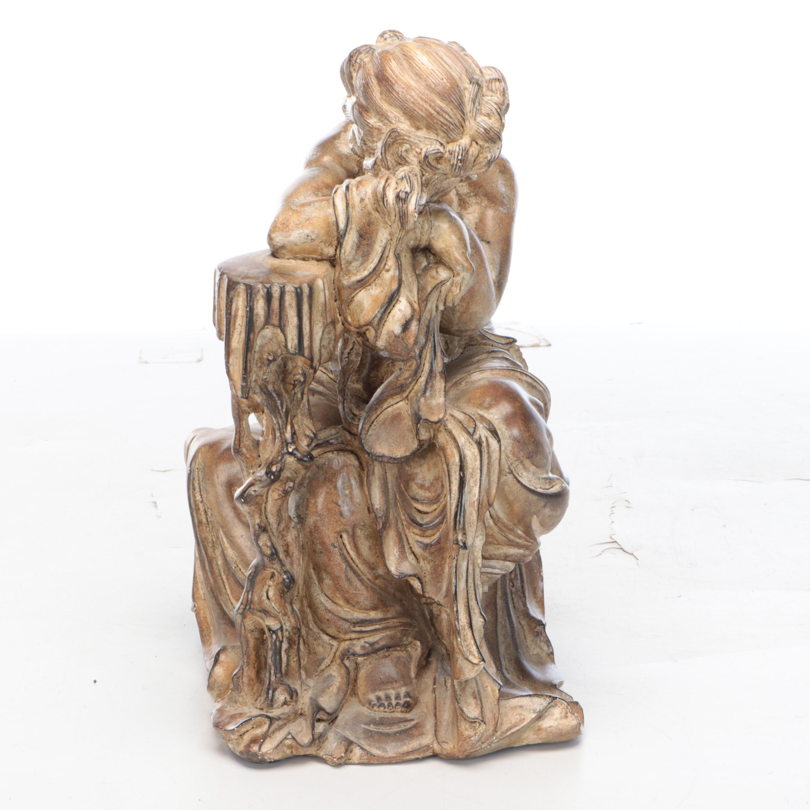 Italian Style Resin Sculpture