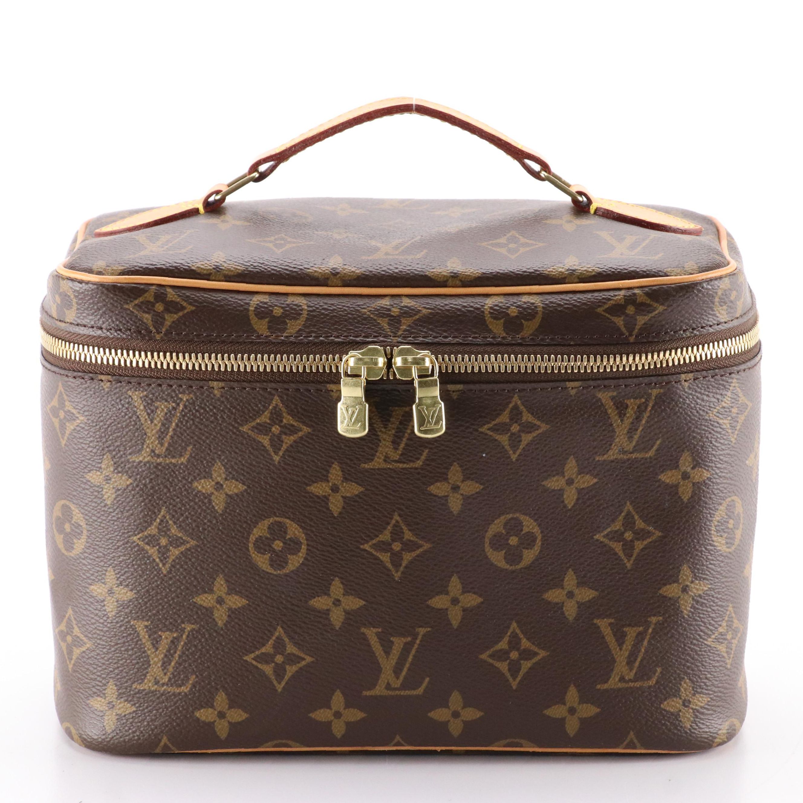 Louis Vuitton Nice BB Vanity Case in Monogram Canvas and Leather