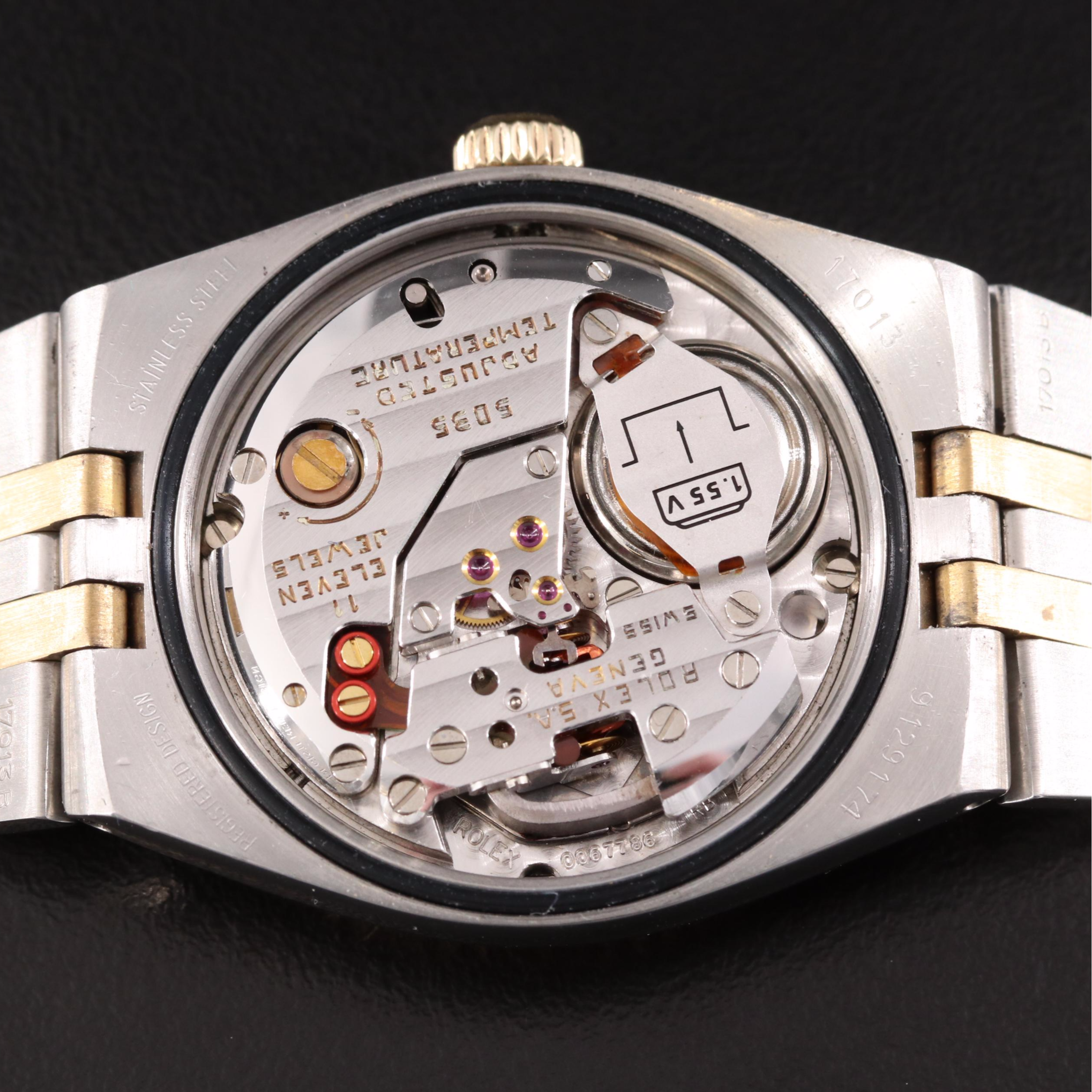 1985 Two-Tone Rolex Oysterquartz Watch