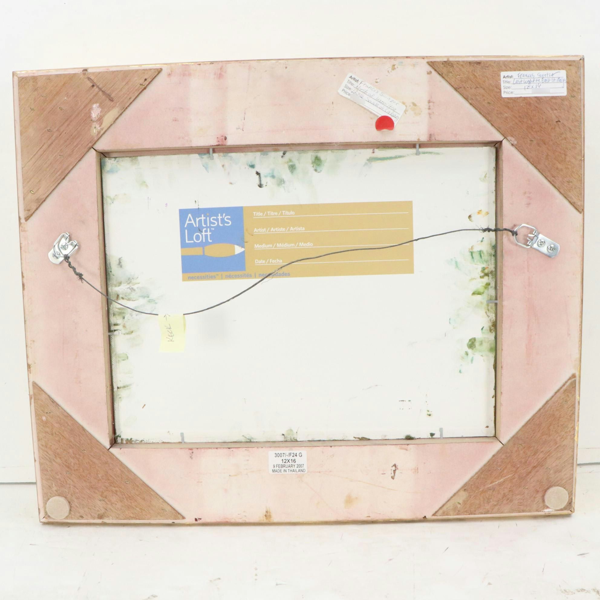 Francis Switzer Oil Landscape Painting "North of Hamilton, South of Calgary"