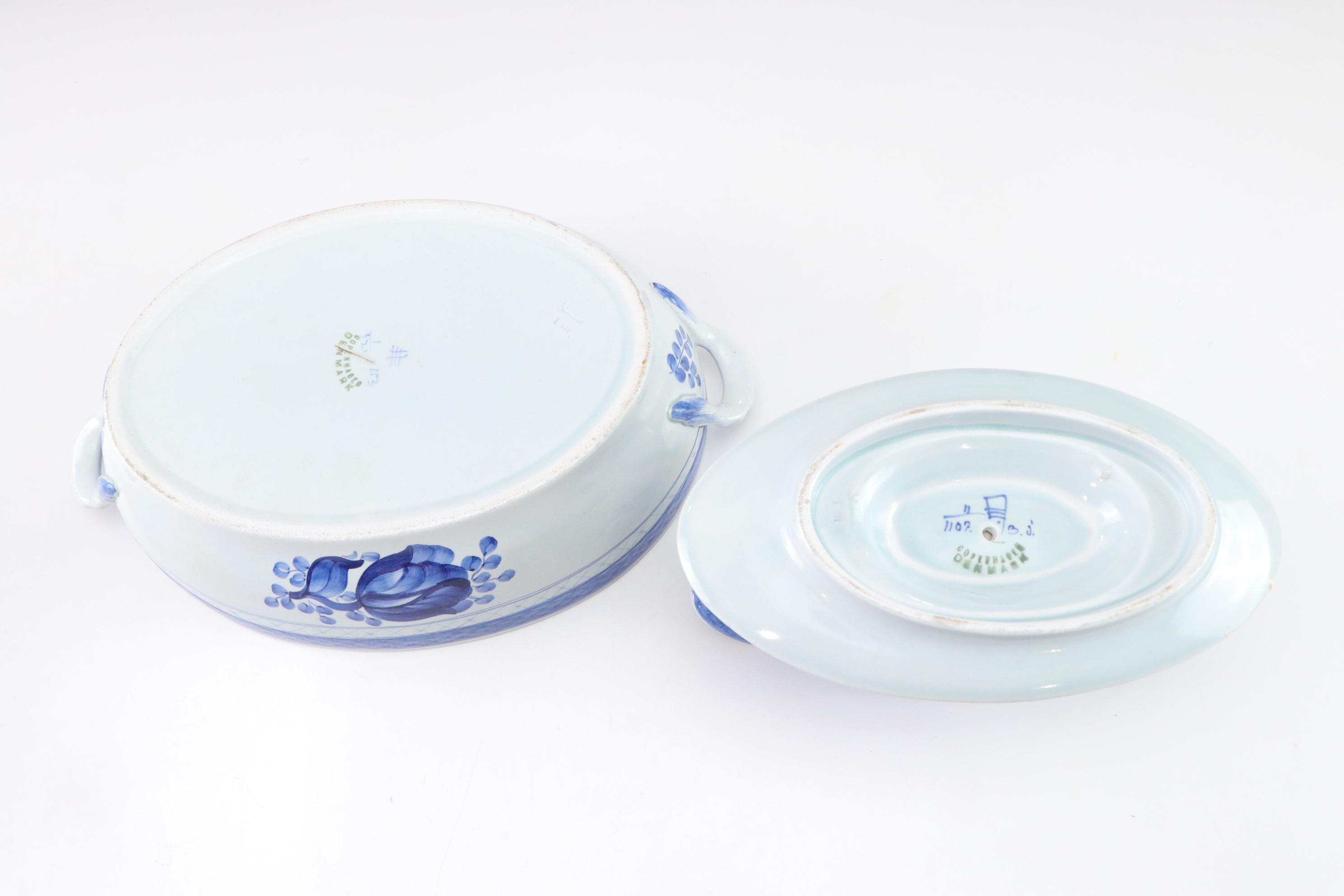 Royal Copenhagen "Tranquebar Blue" Porcelain Serveware