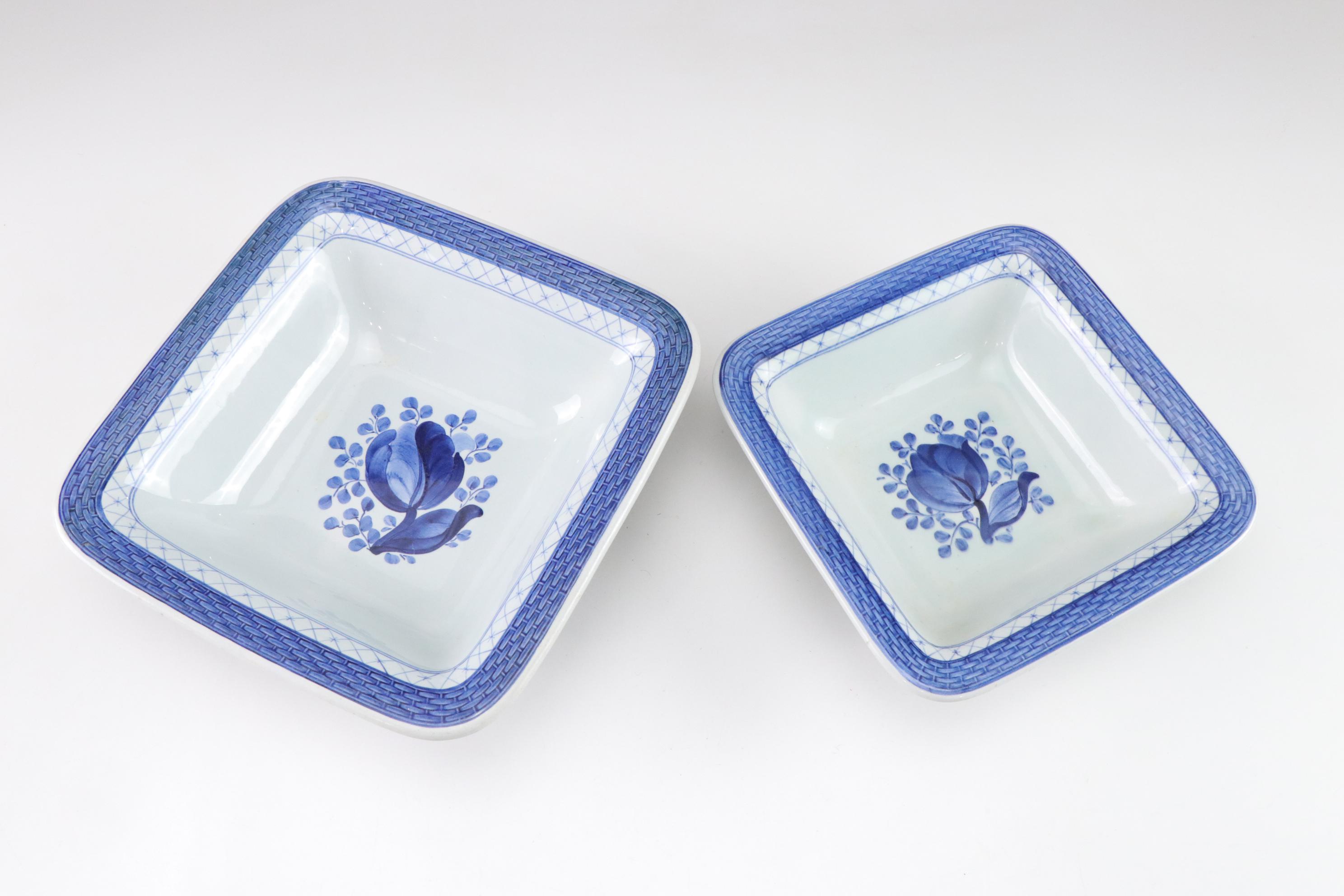 Royal Copenhagen "Tranquebar Blue" Porcelain Serveware