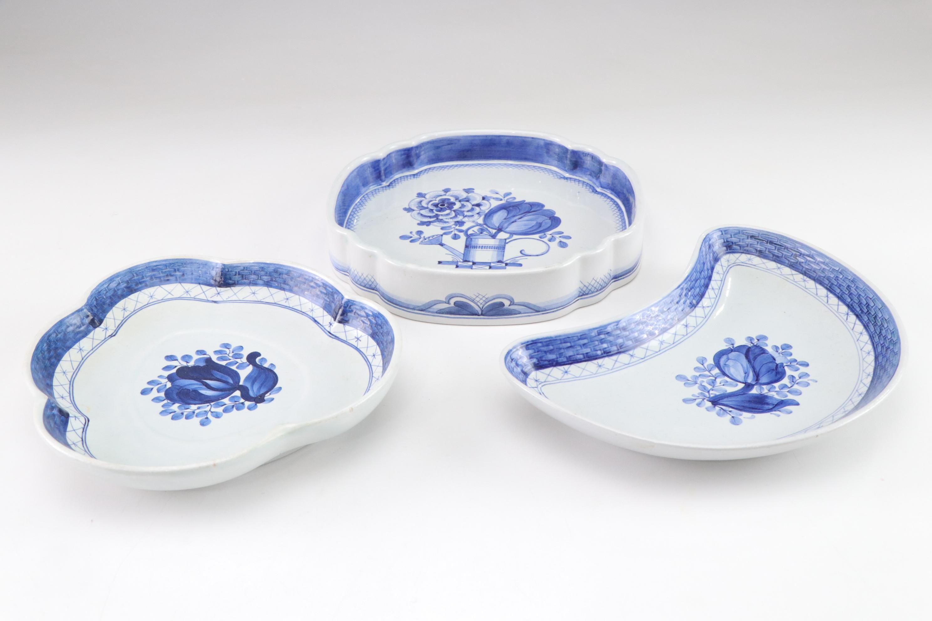 Royal Copenhagen "Tranquebar Blue" Porcelain Serveware