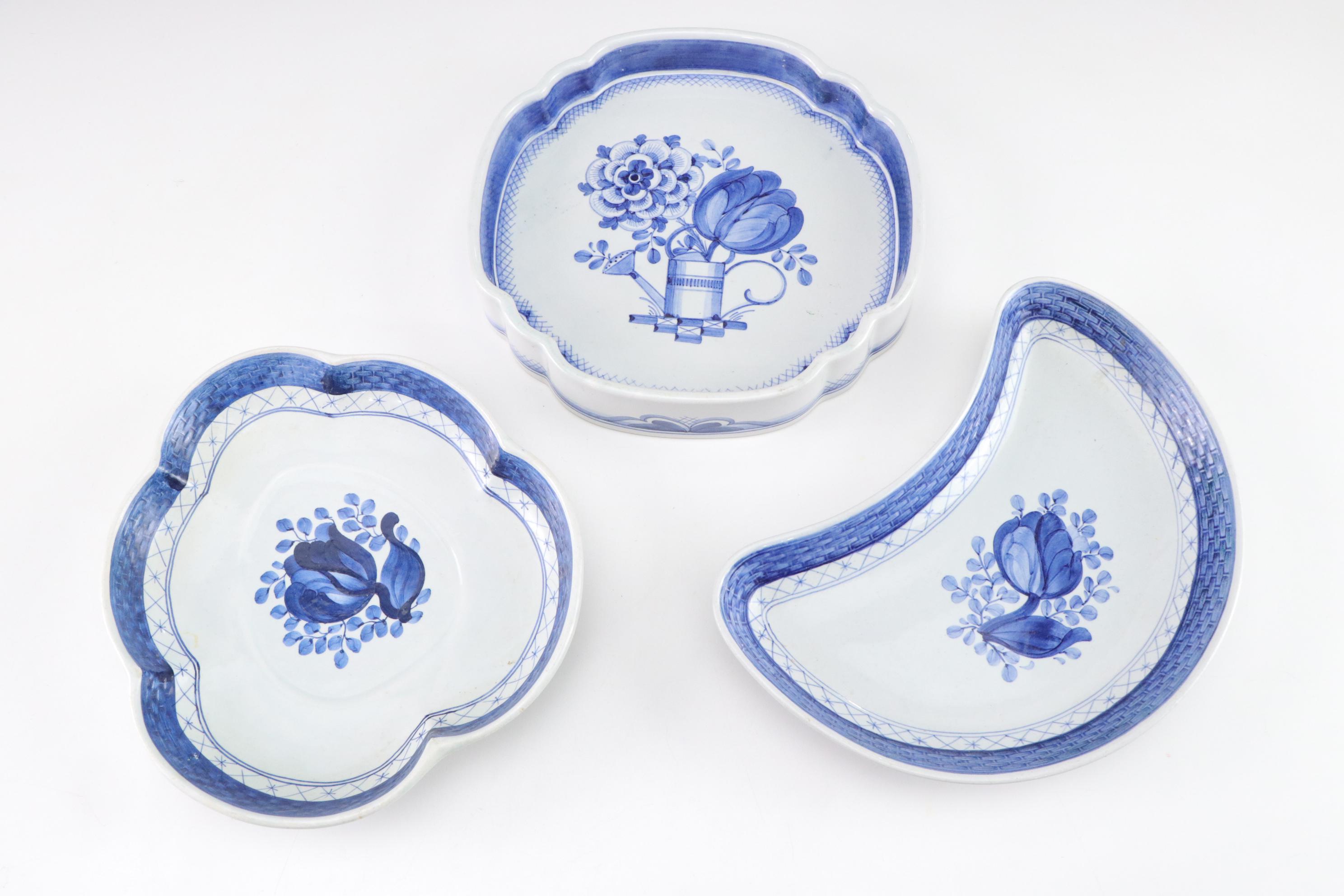 Royal Copenhagen "Tranquebar Blue" Porcelain Serveware