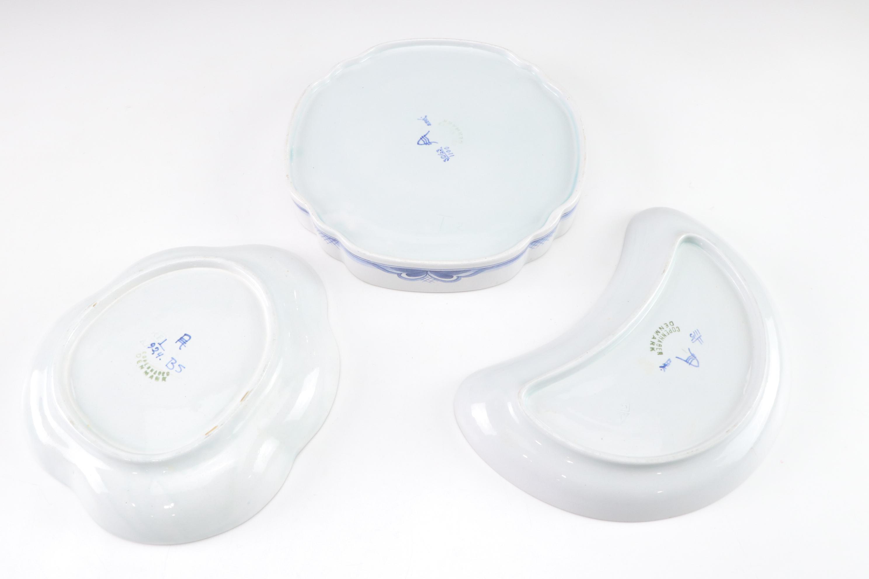 Royal Copenhagen "Tranquebar Blue" Porcelain Serveware