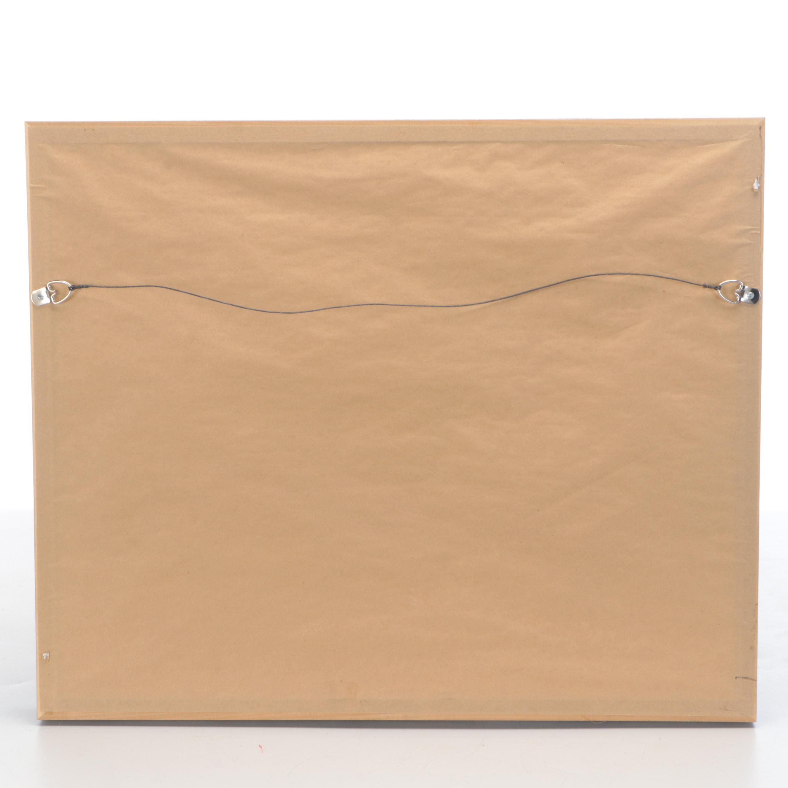 Framed Fossil Fan Coral