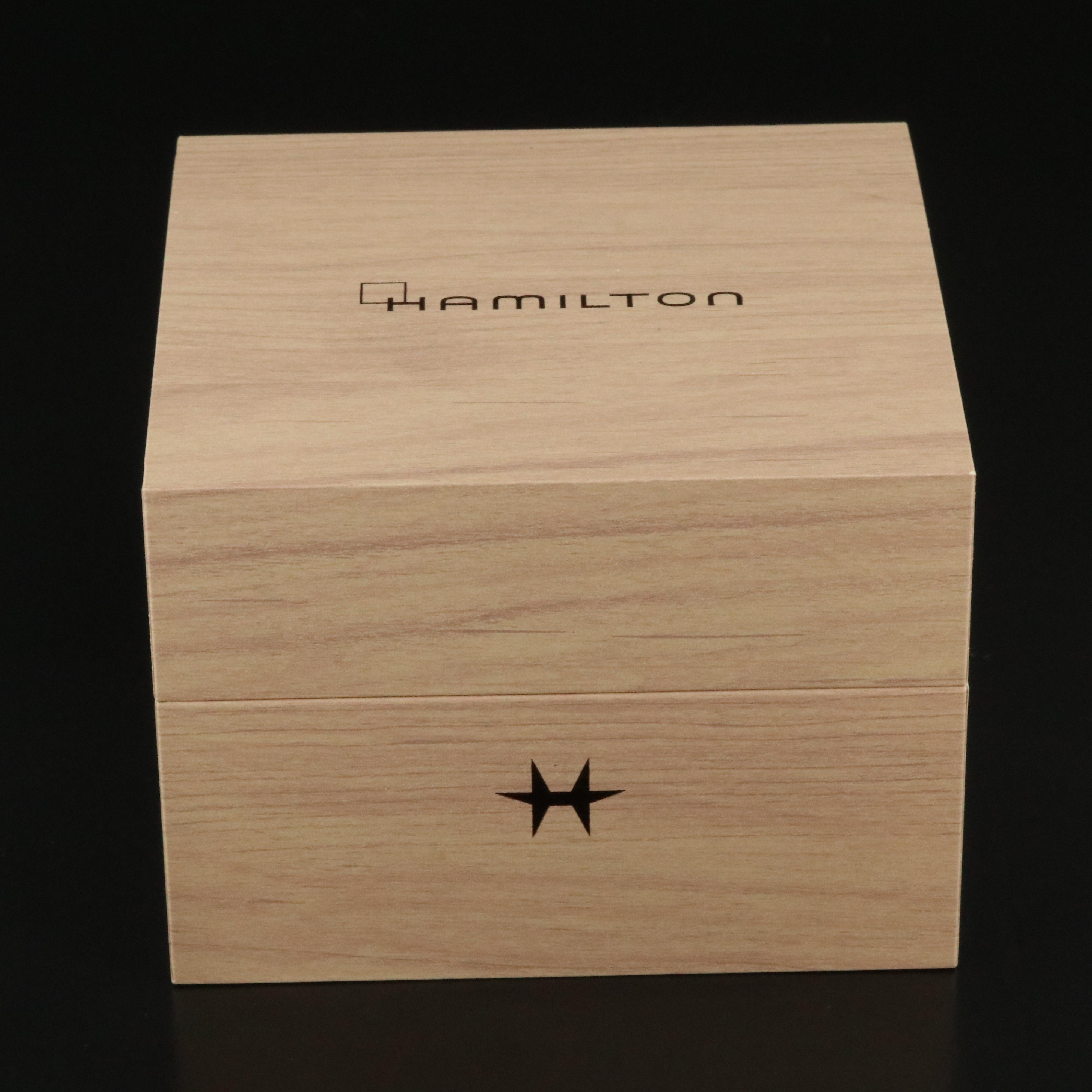 Hamilton Jazzmaster Black Dial Steel Quartz Watch