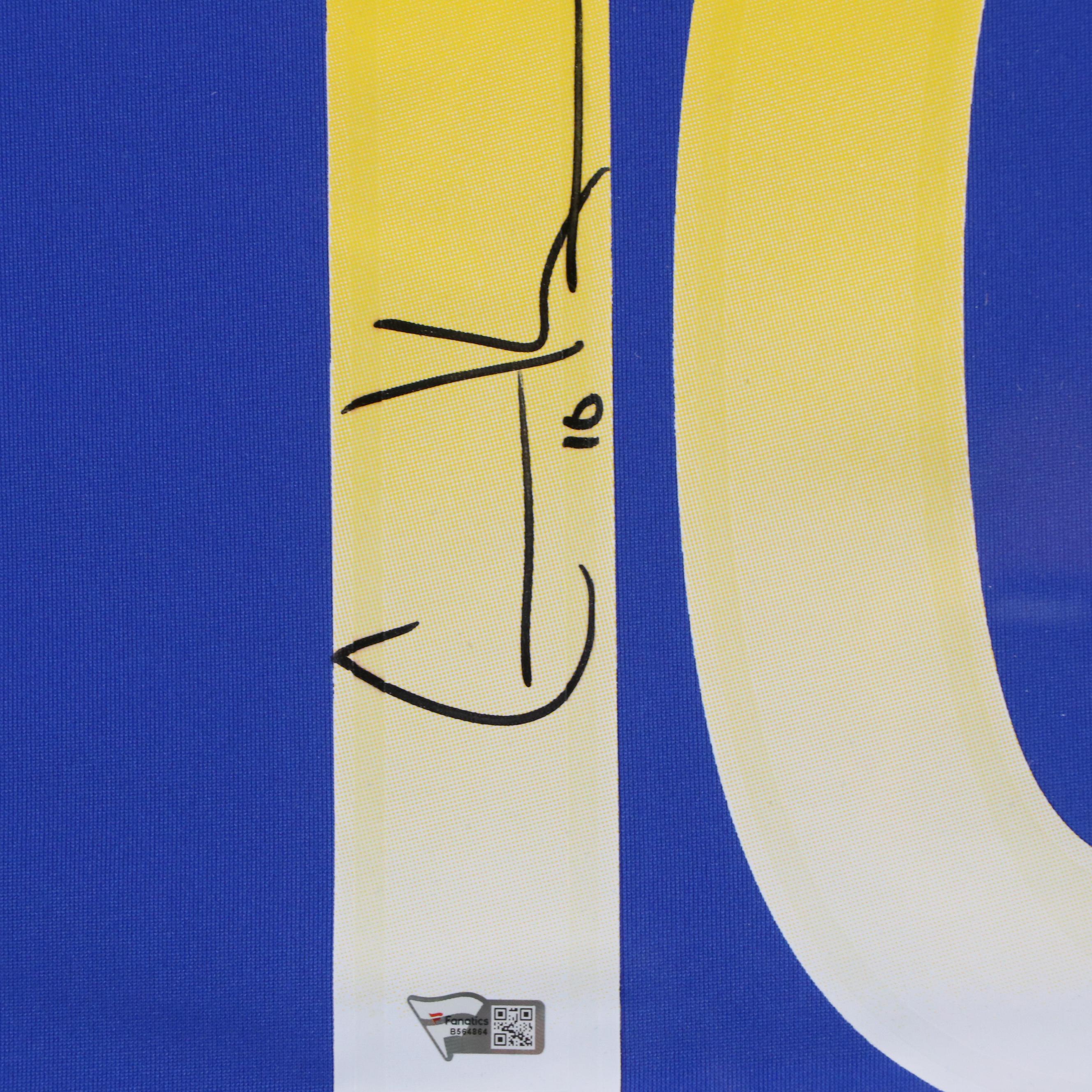 Cooper Kupp Signed Los Angeles Rams Nike Football Jersey with Display, Fanatics