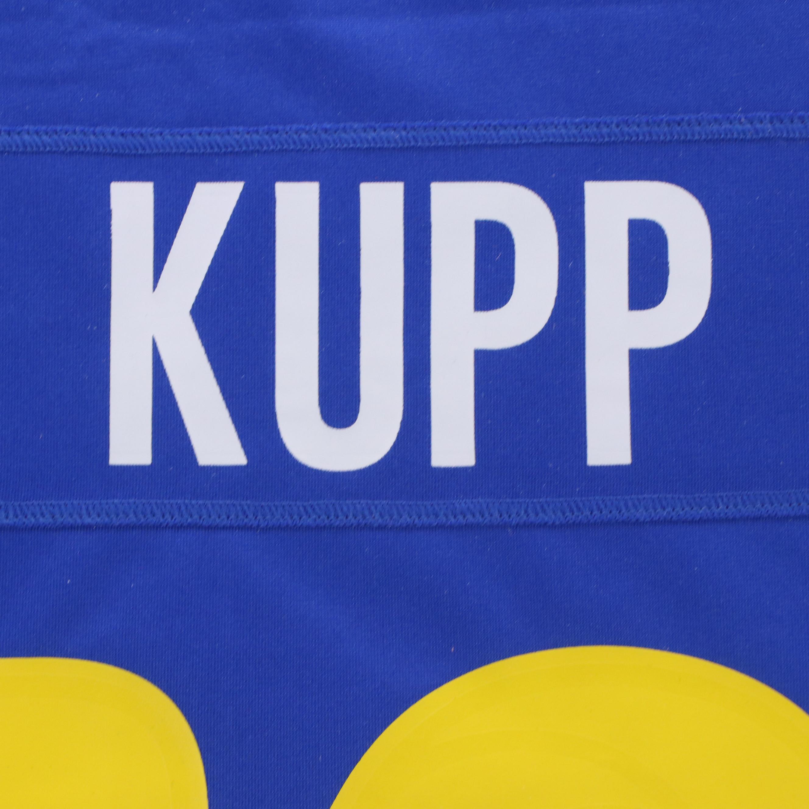 Cooper Kupp Signed Los Angeles Rams Nike Football Jersey with Display, Fanatics