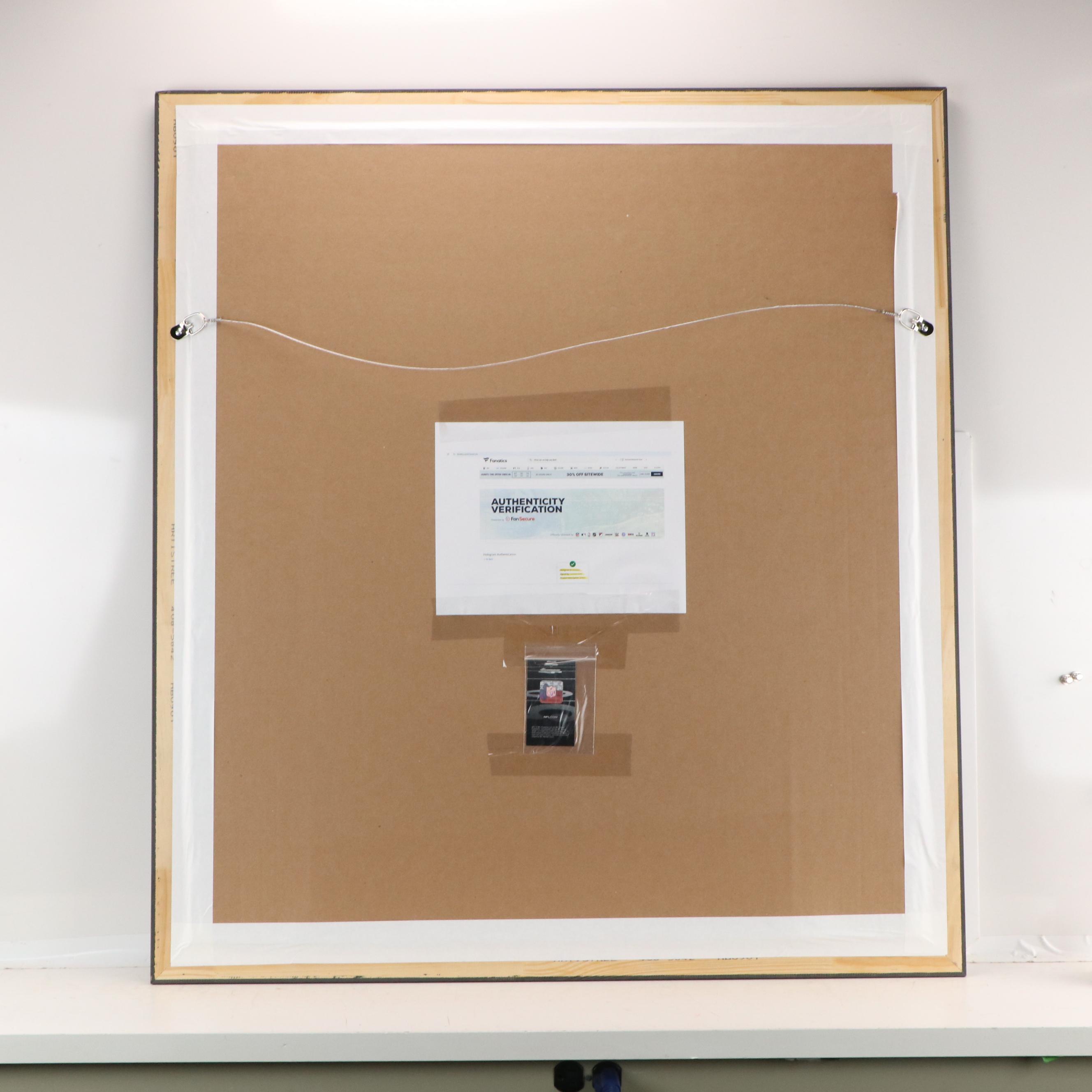 Cooper Kupp Signed Los Angeles Rams Nike Football Jersey with Display, Fanatics