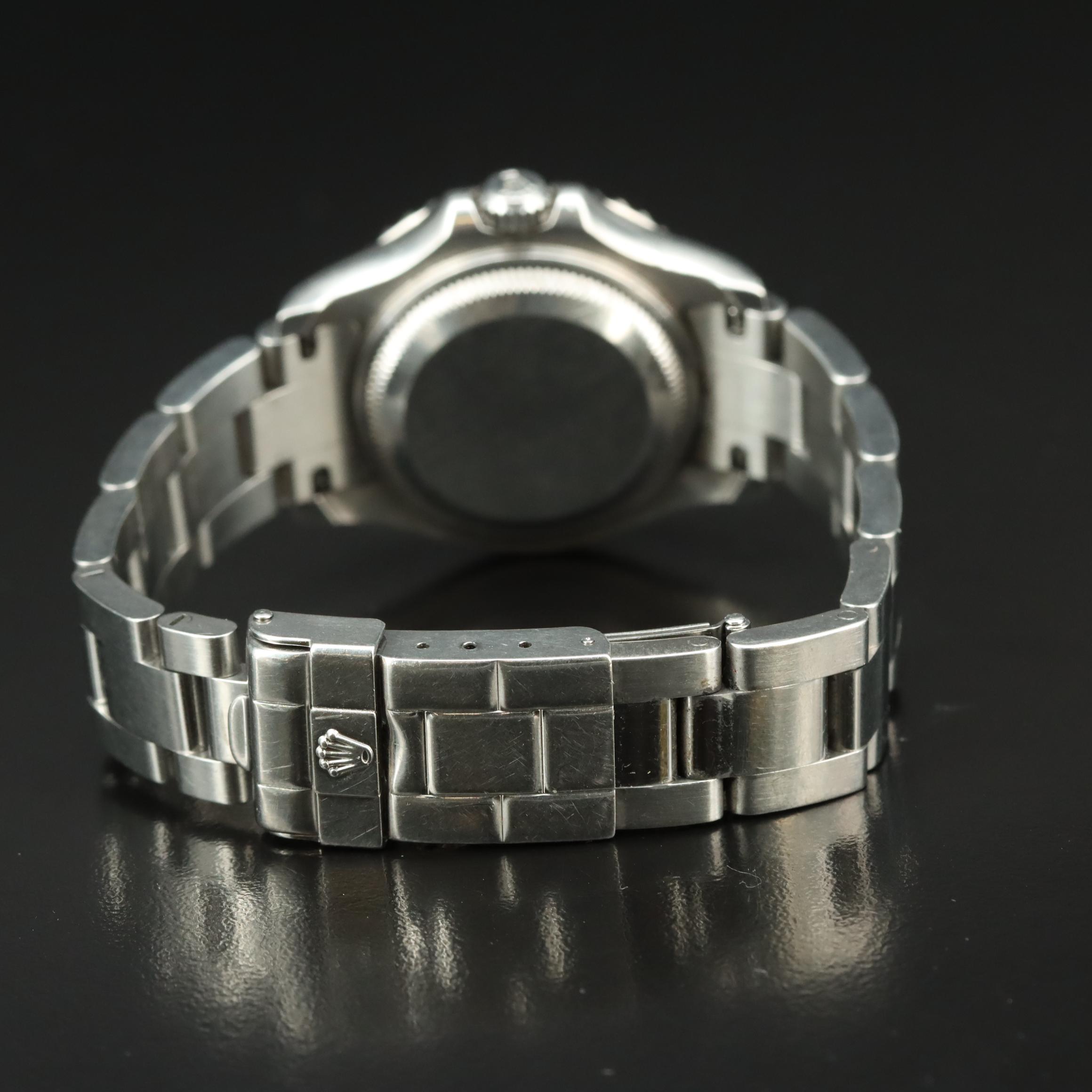 2007 Rolex Yacht-Master Platinum Dial and Bezel Watch