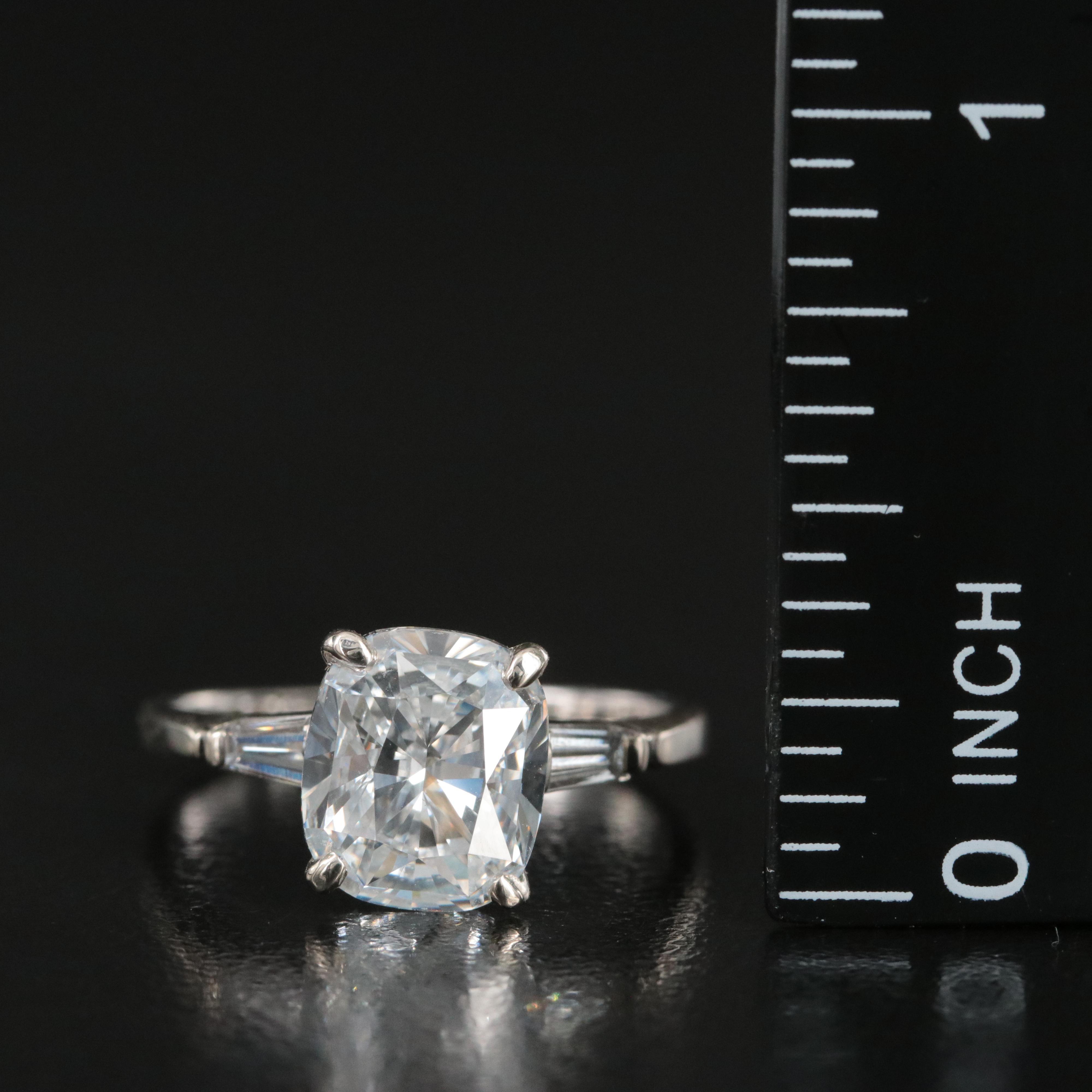 14K 3.25 CTW Diamond Ring with a GIA Diamond Grading Report