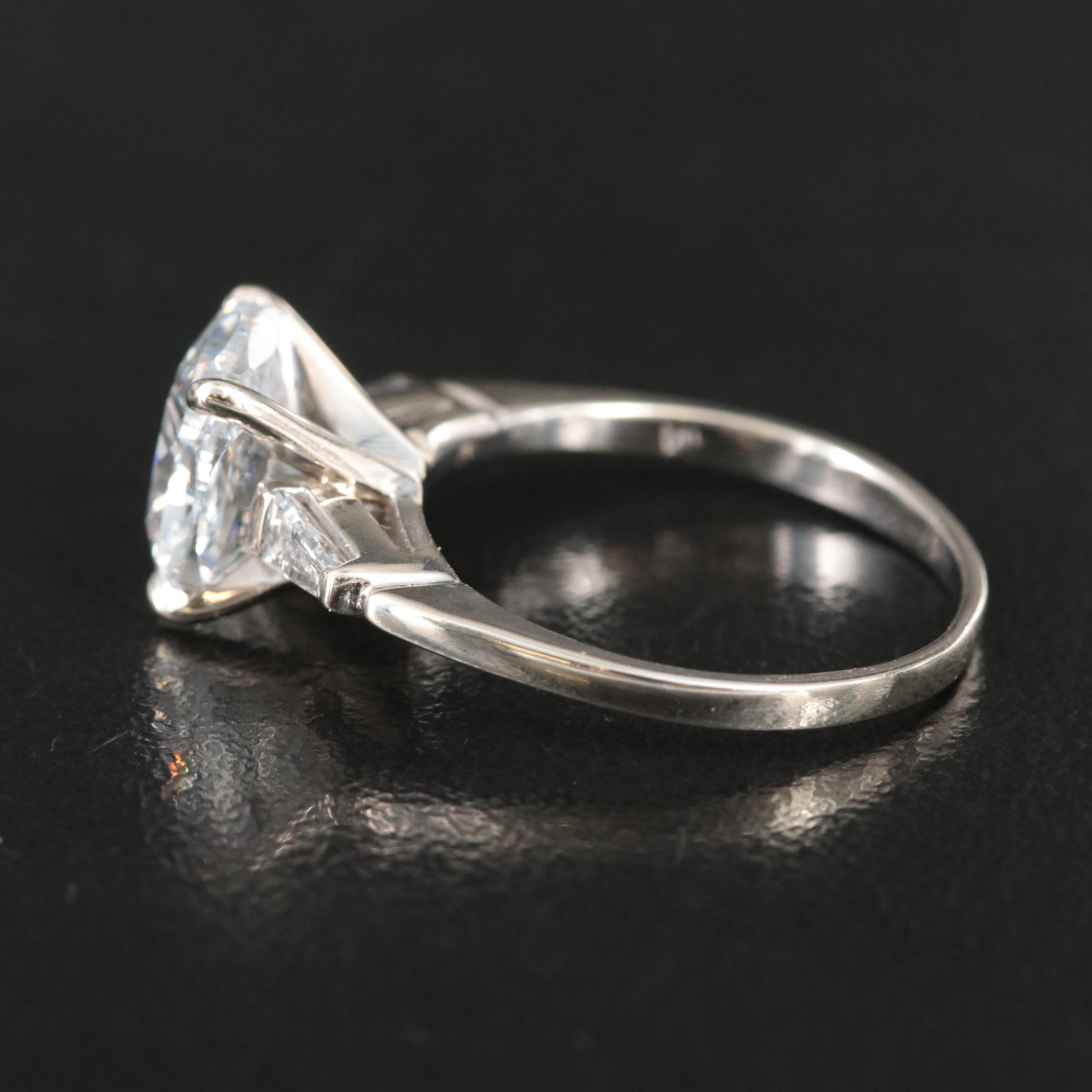 14K 3.25 CTW Diamond Ring with a GIA Diamond Grading Report