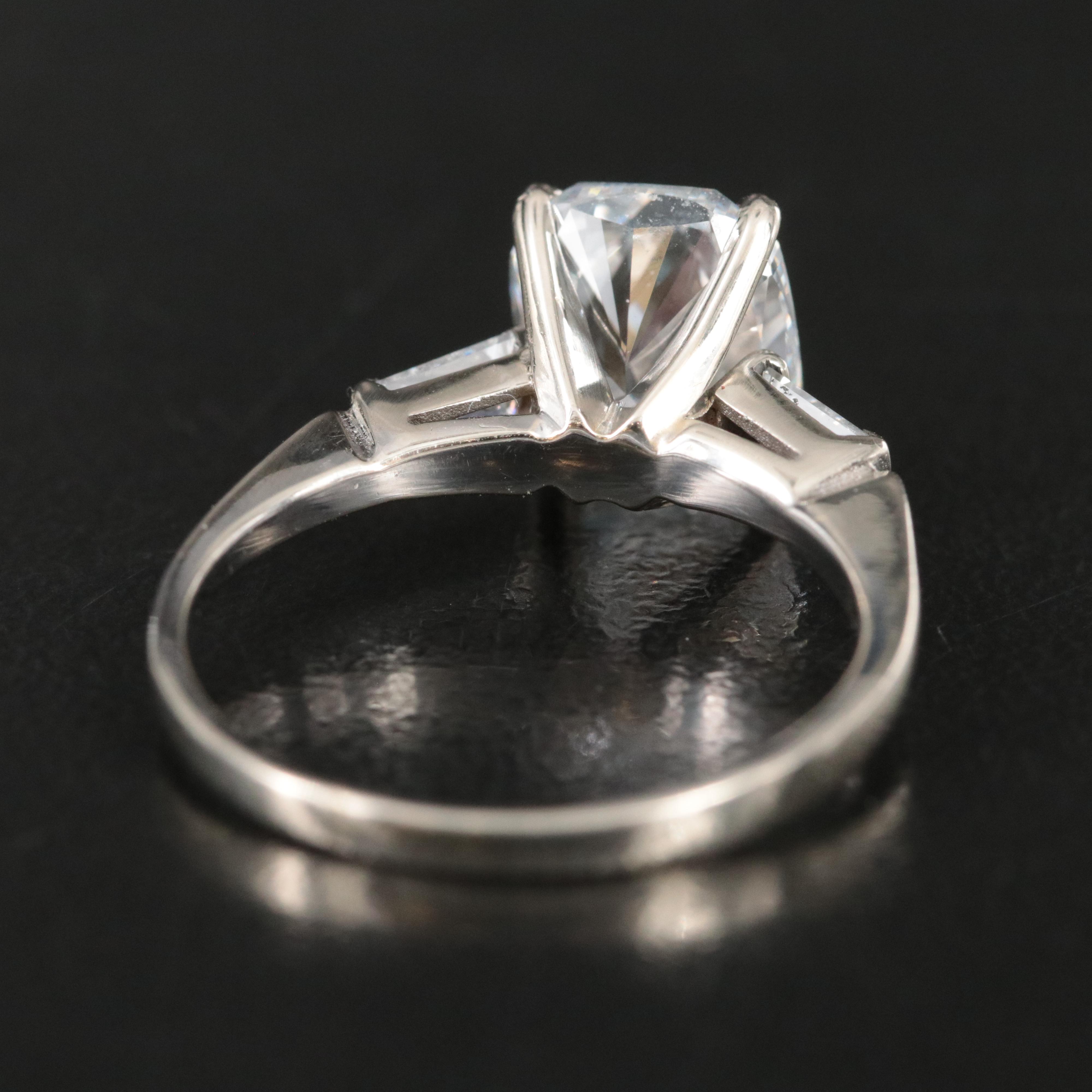 14K 3.25 CTW Diamond Ring with a GIA Diamond Grading Report