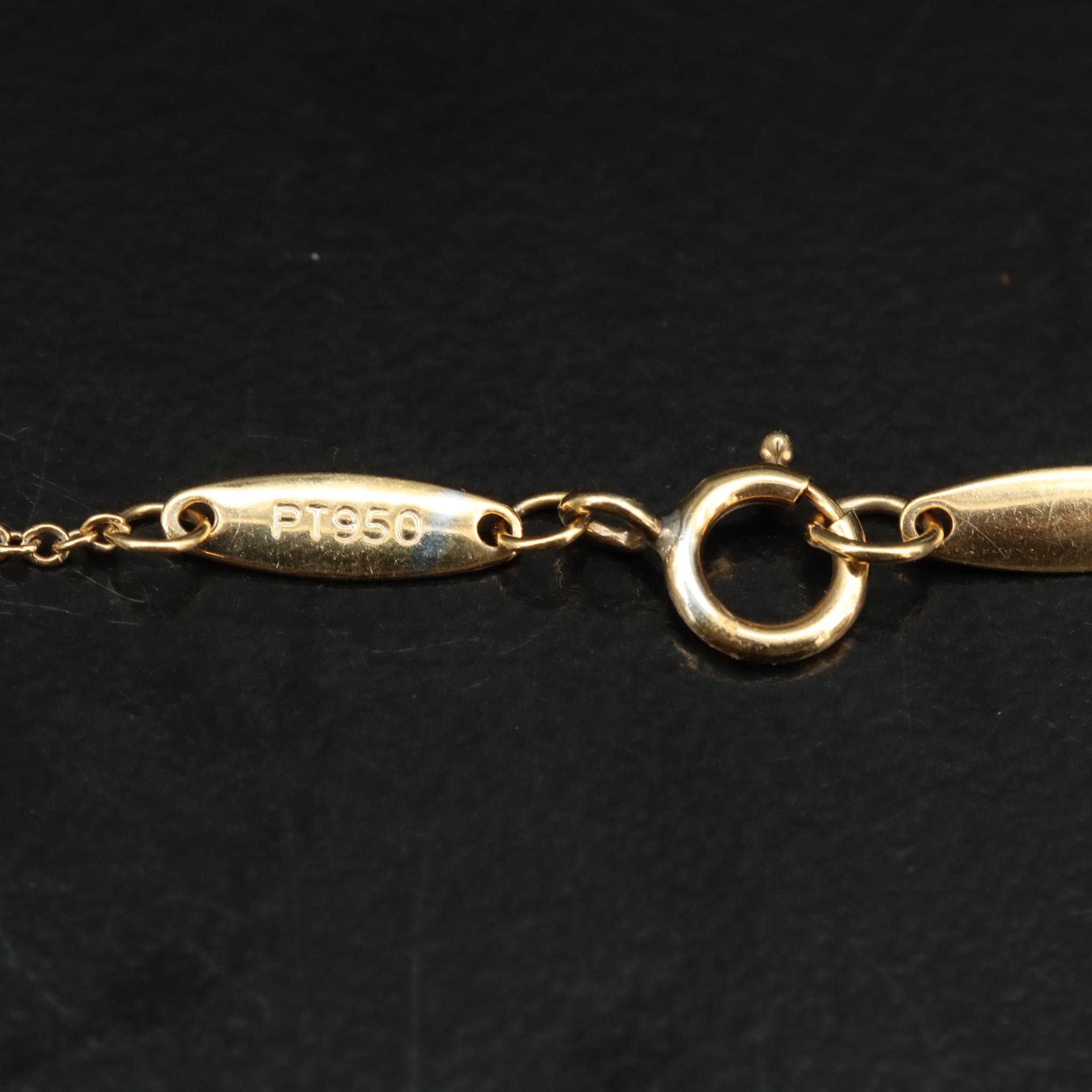 Tiffany & Co. Diamonds by the Yard Platinum 1.00 CTW Diamond Necklace