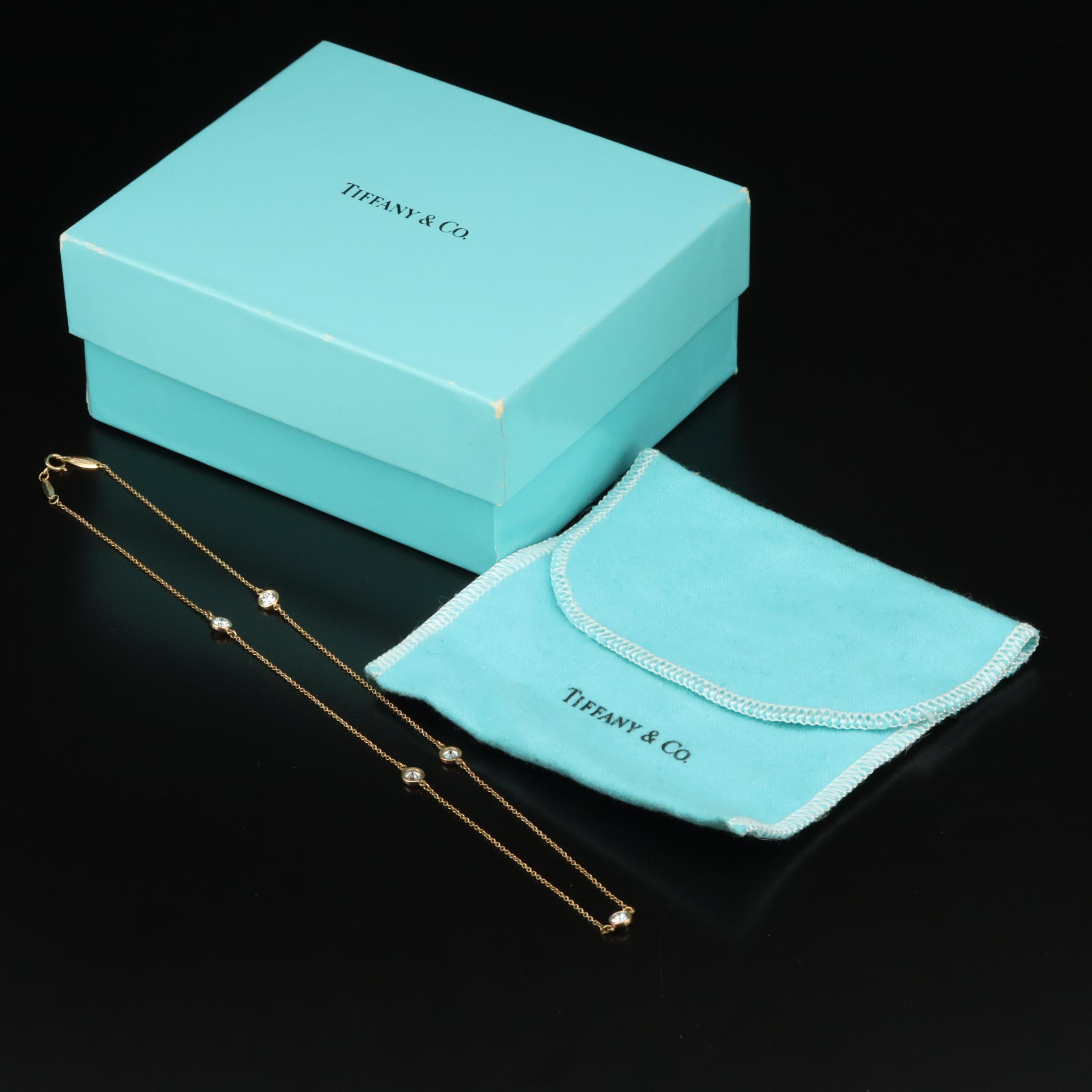 Tiffany & Co. Diamonds by the Yard Platinum 1.00 CTW Diamond Necklace