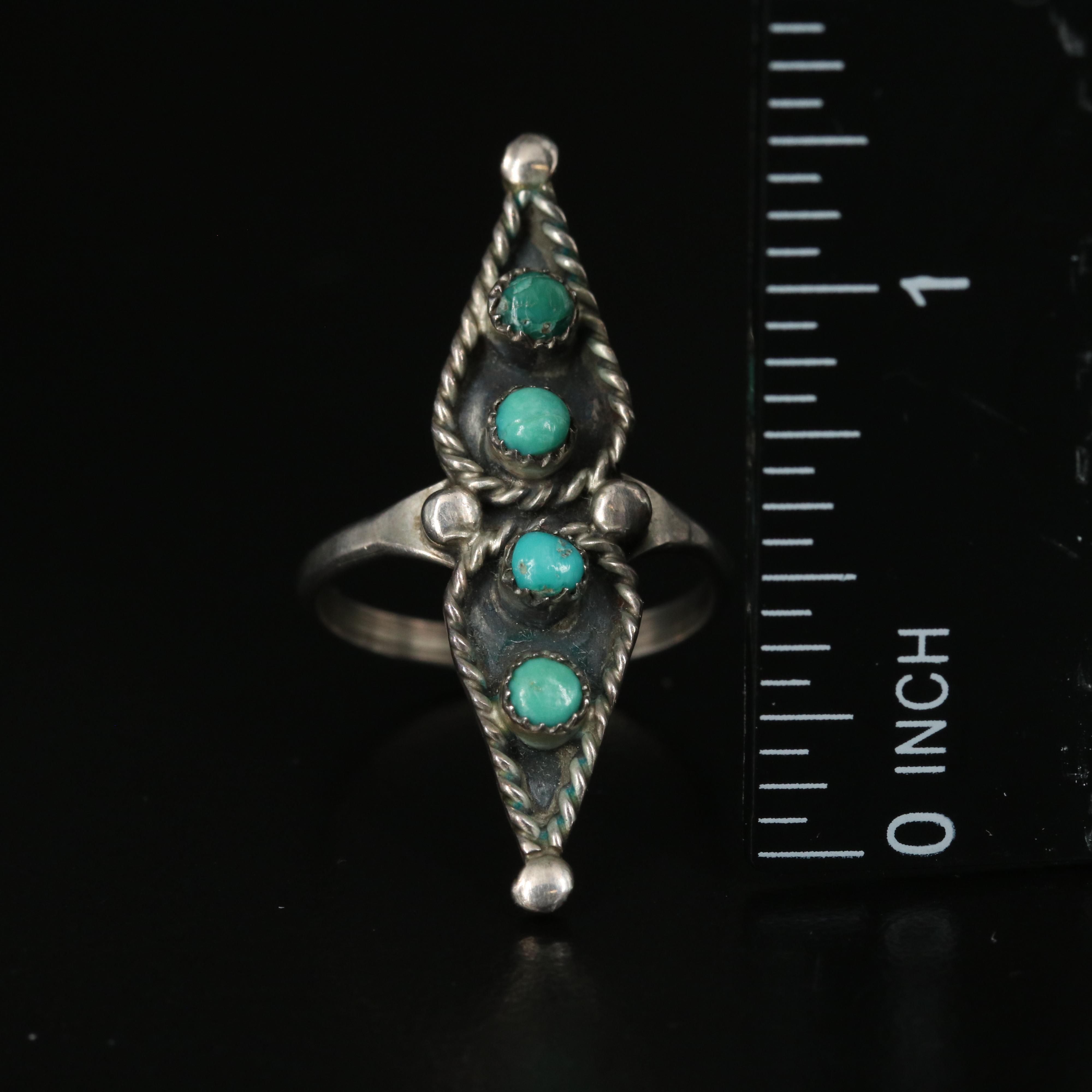 Southwestern Sterling Rings Including Turquoise and Coral