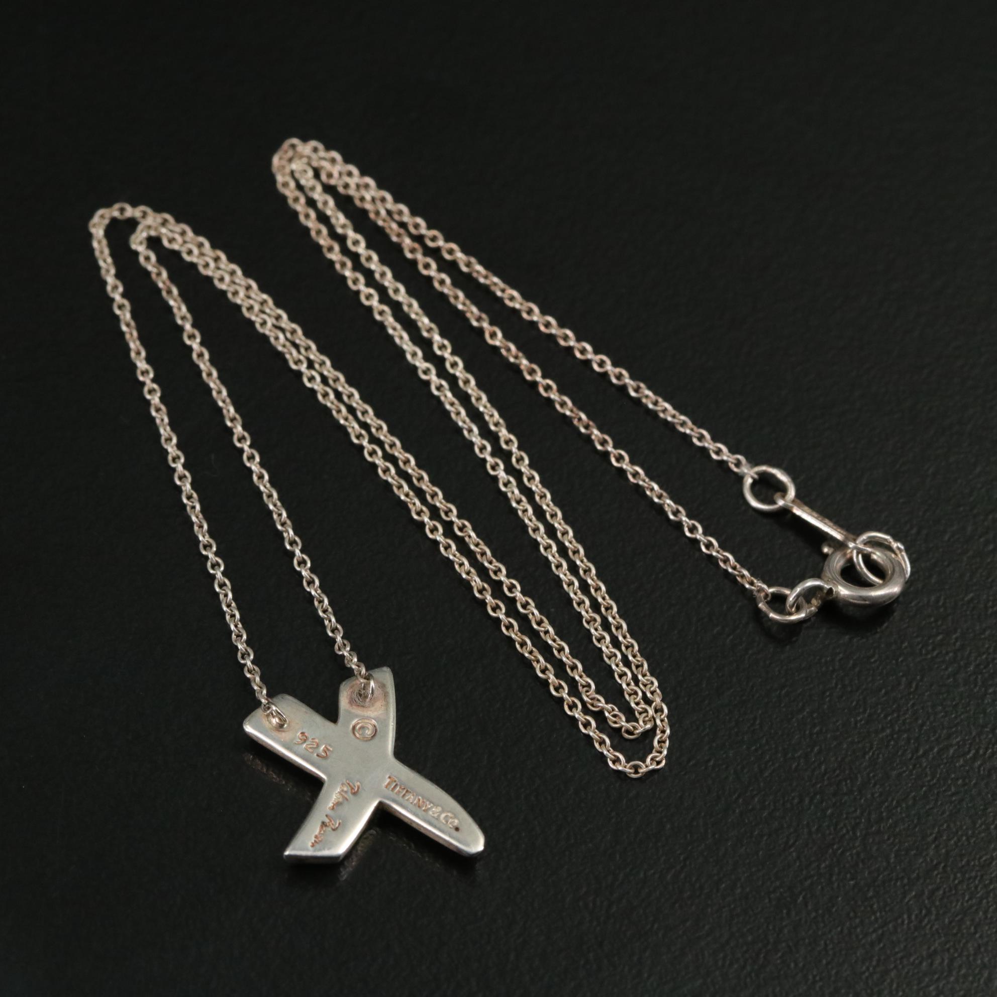 Paloma Picasso for Tiffany & Co. Sterling Graffiti X Necklace