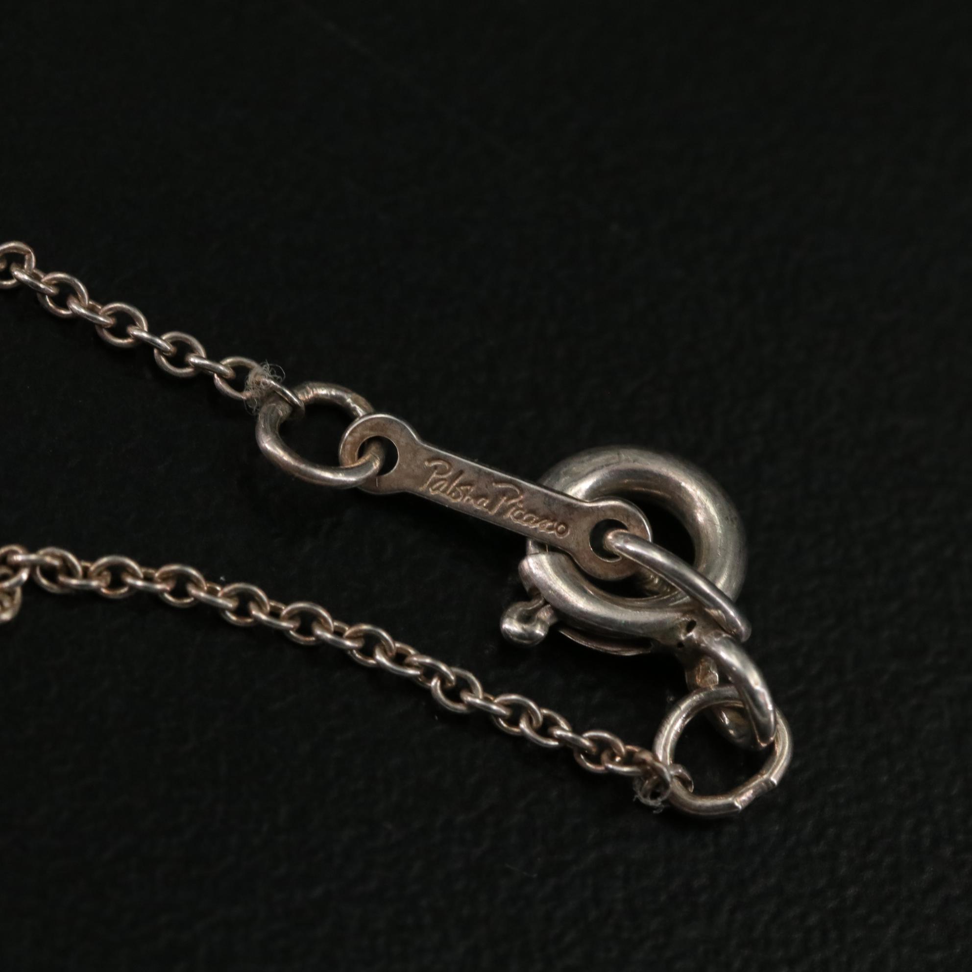 Paloma Picasso for Tiffany & Co. Sterling Graffiti X Necklace