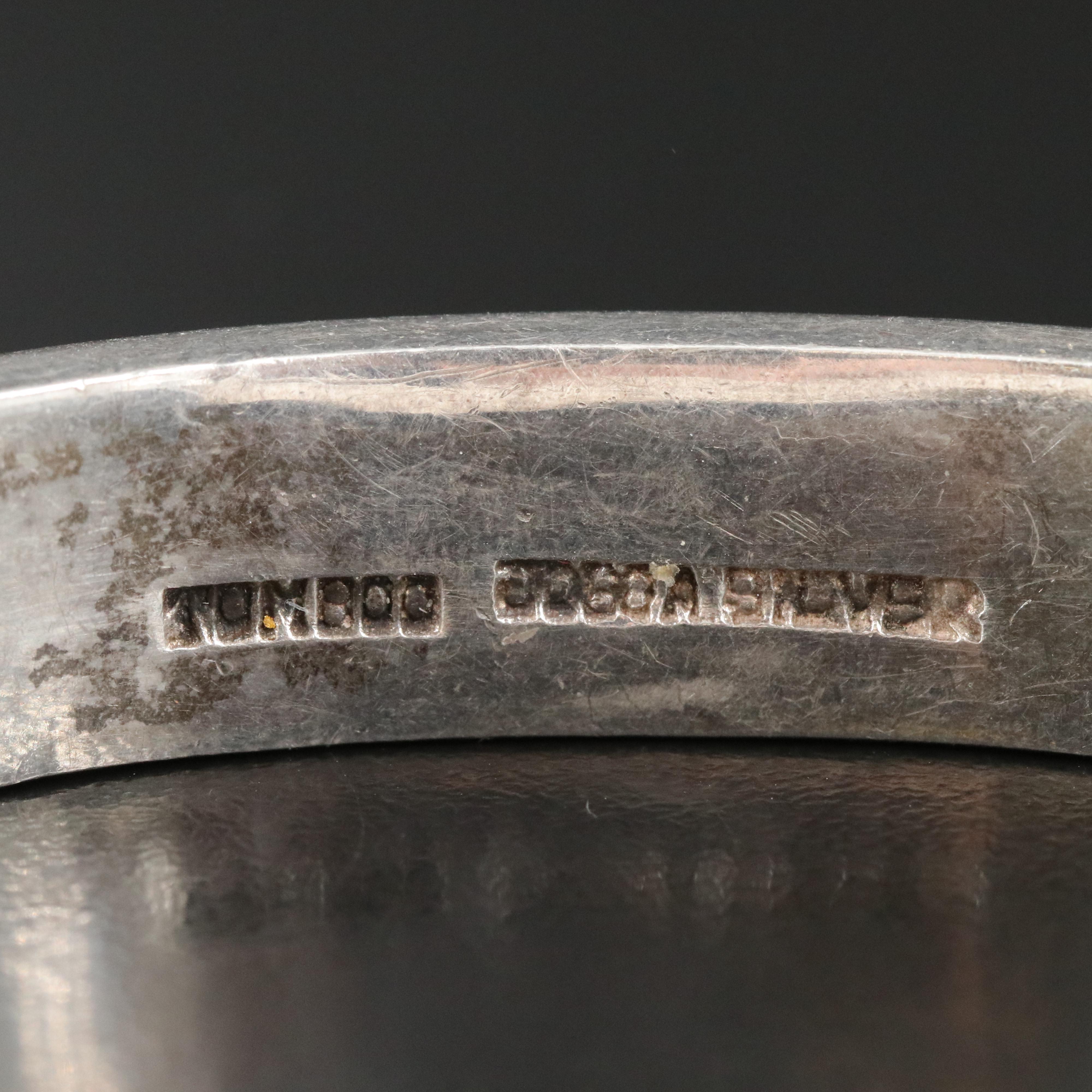 Sterling Coral, Shell, Turquoise Beaded Accents Cuff Bracelet