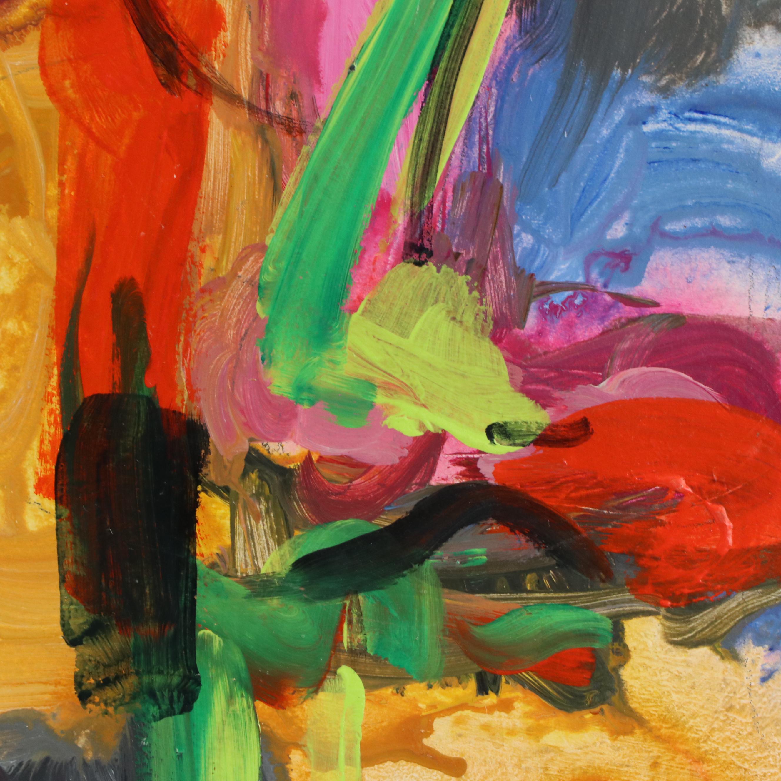 Gwen Doppler Abstract Figural Acrylic Painting | Everything But The House