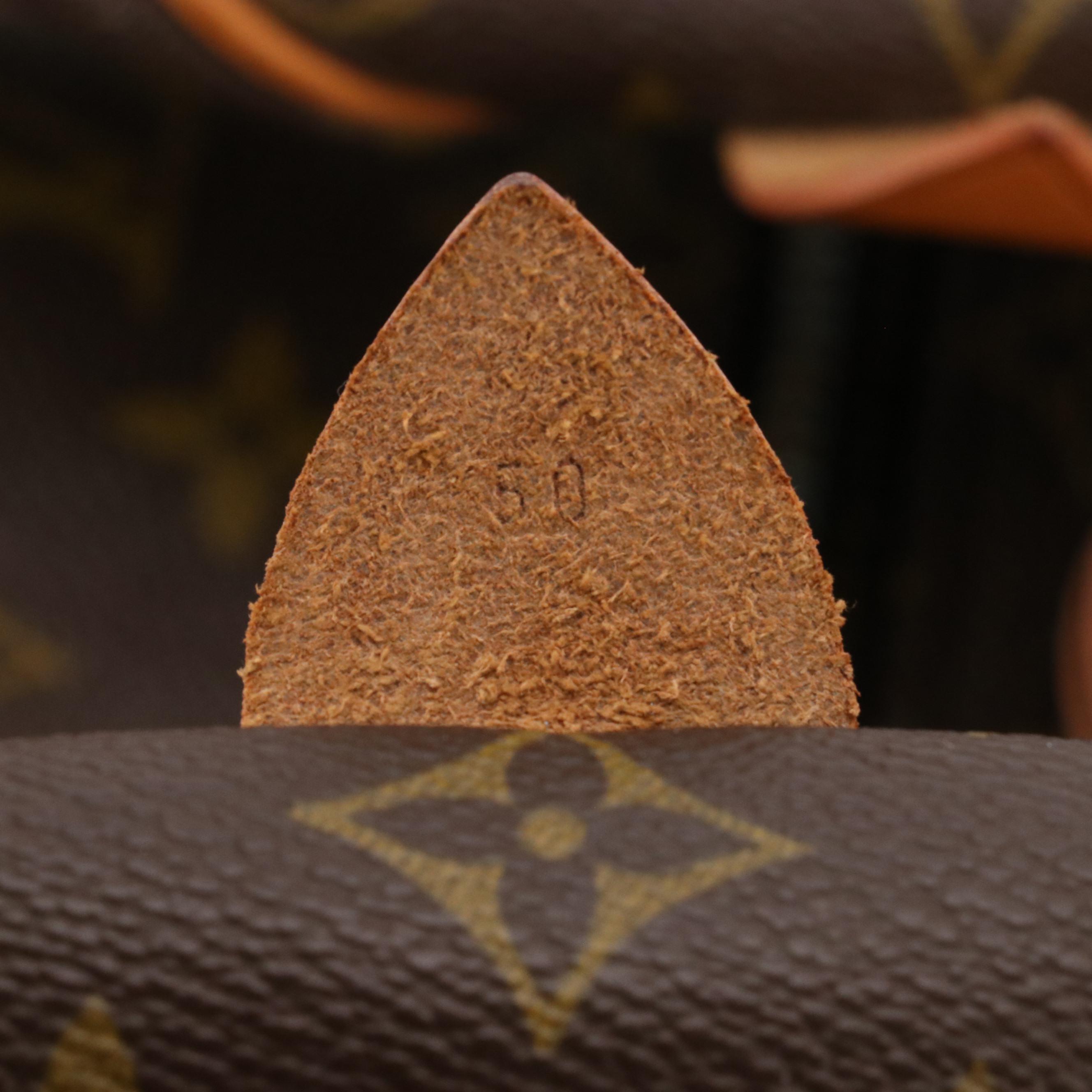 Louis Vuitton Keepall 50 Travel Bag in Monogram Canvas and Leather