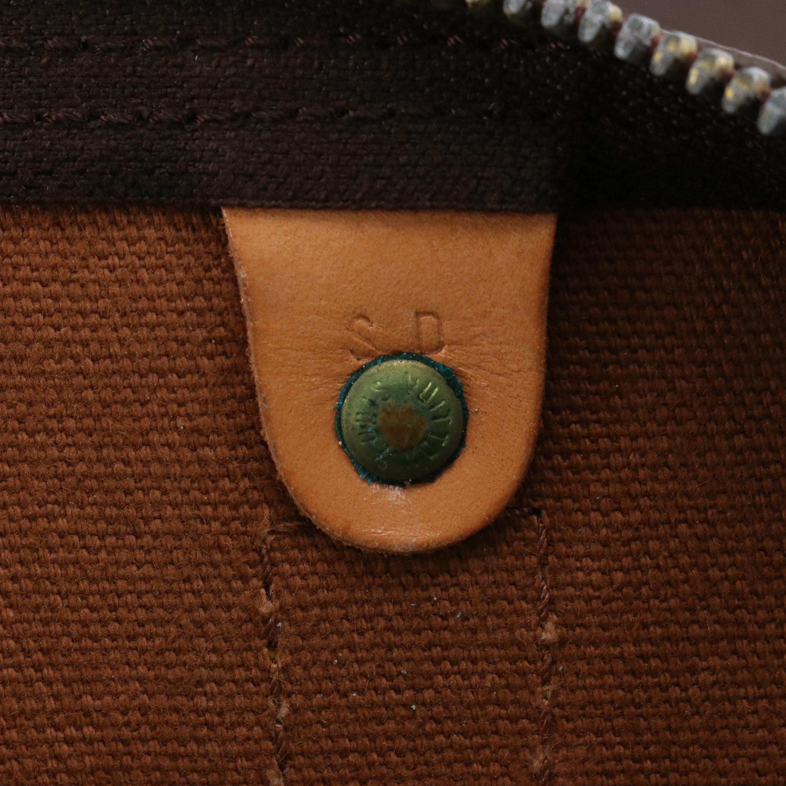 Louis Vuitton Keepall 50 Travel Bag in Monogram Canvas and Leather