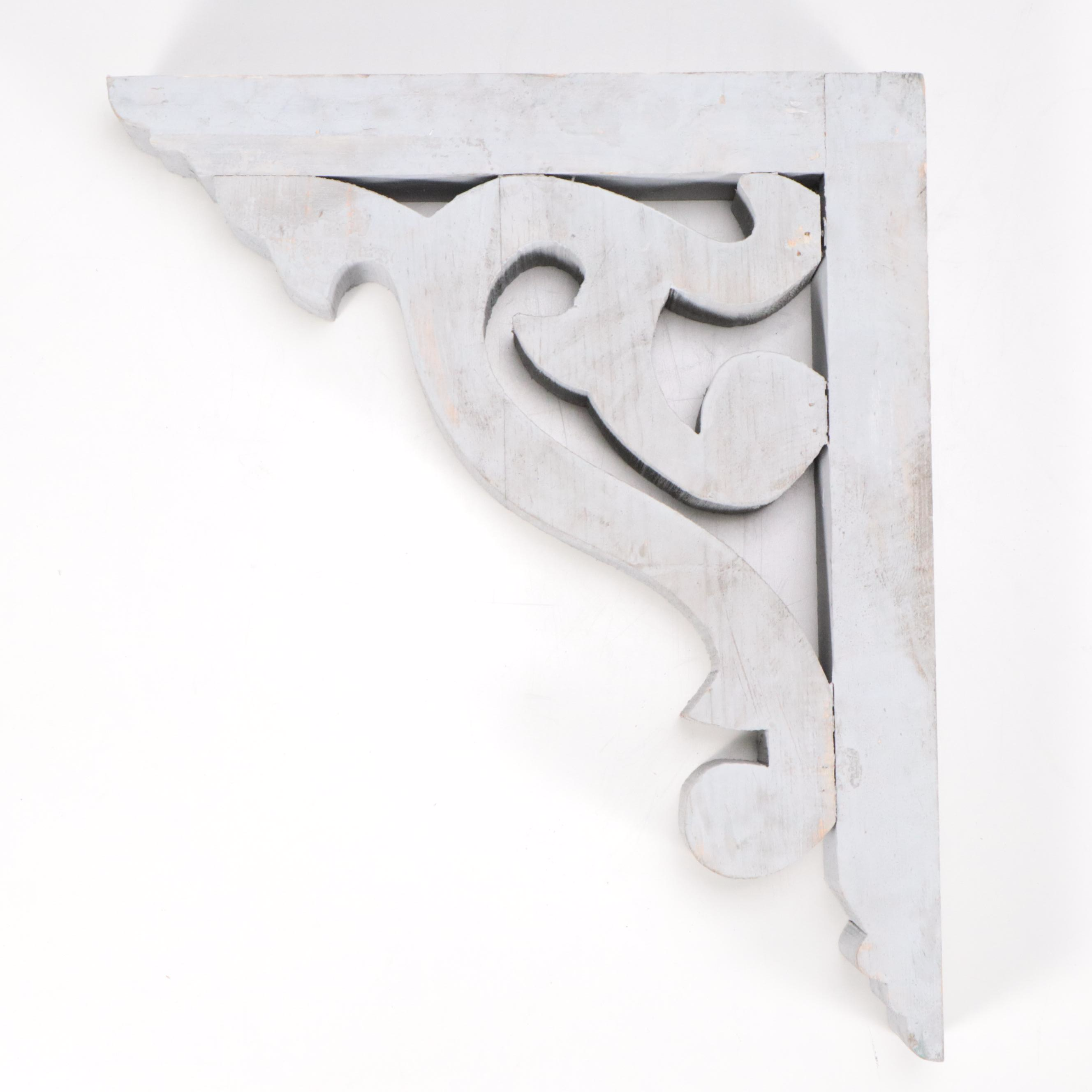 Contemporary Painted Wood Decorative Wall Corbels