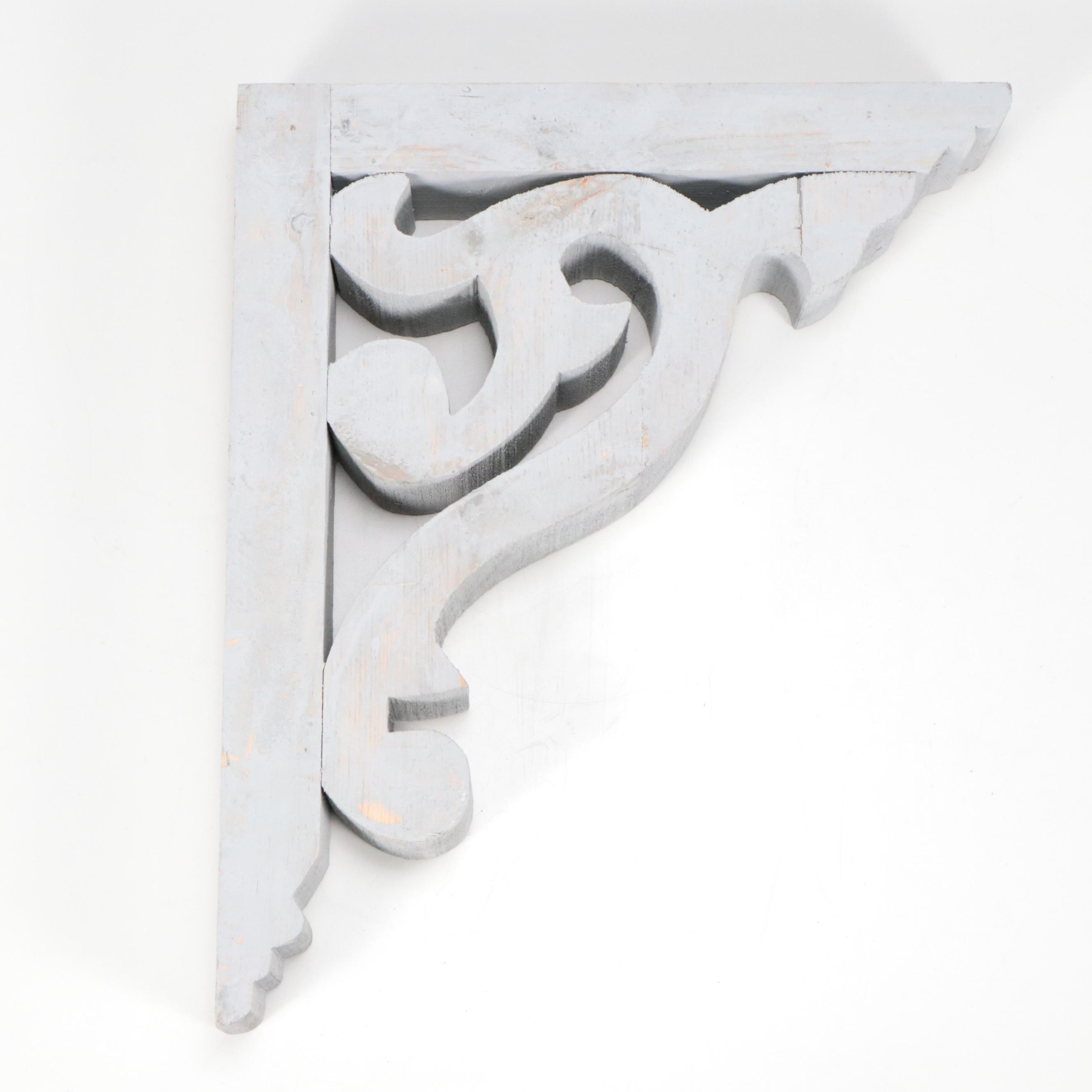 Contemporary Painted Wood Decorative Wall Corbels