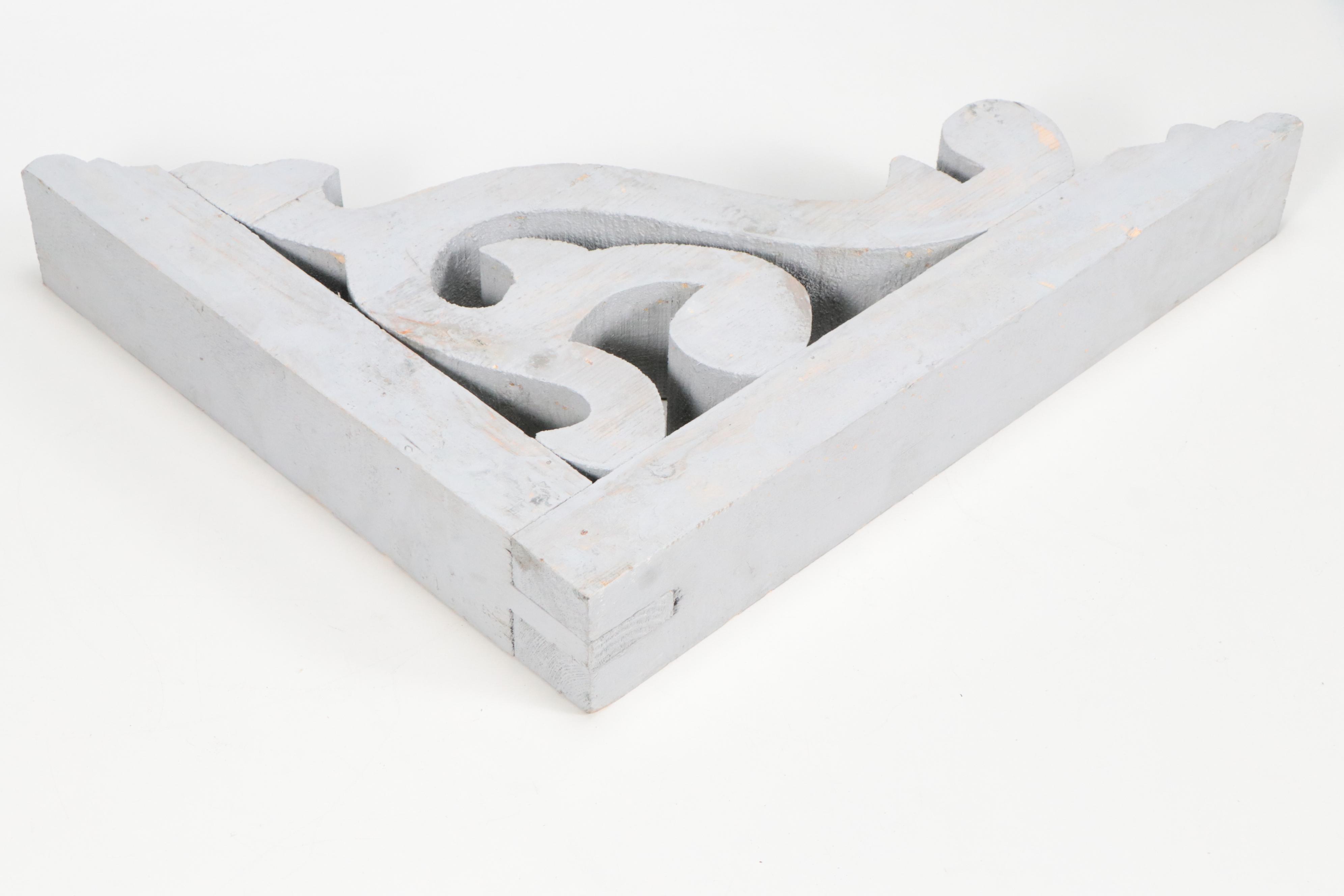 Contemporary Painted Wood Decorative Wall Corbels