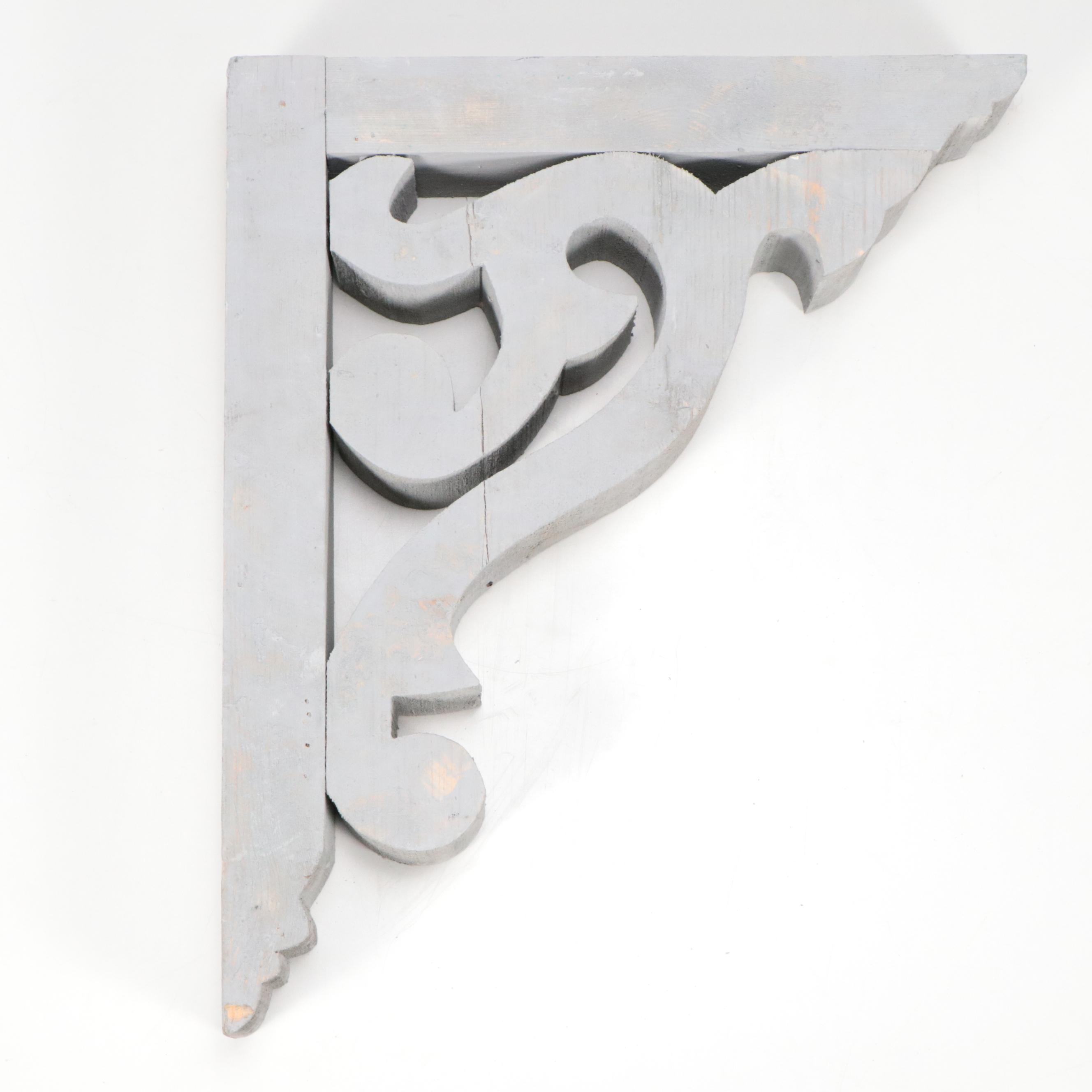 Contemporary Painted Wood Decorative Wall Corbels
