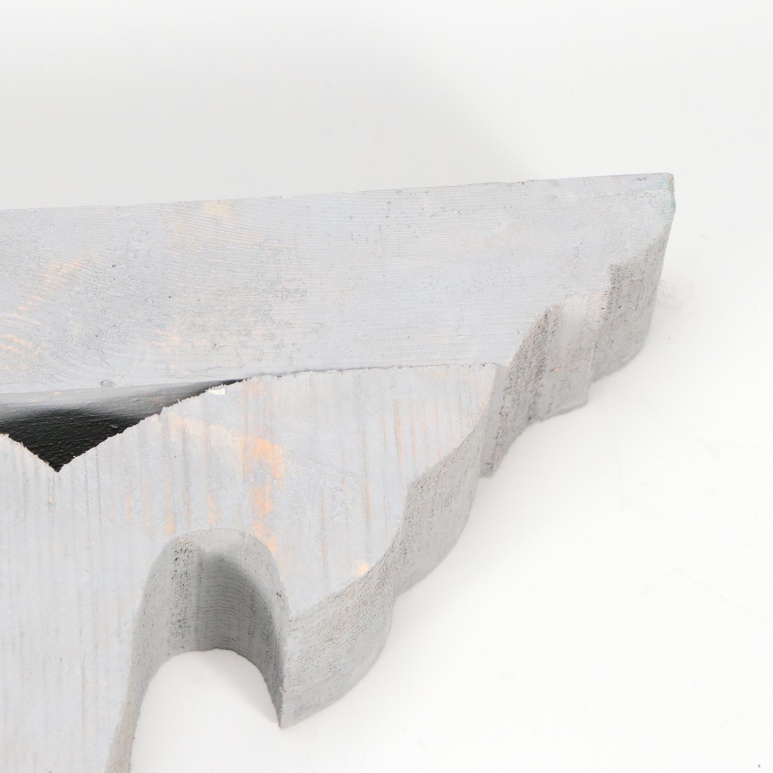 Contemporary Painted Wood Decorative Wall Corbels