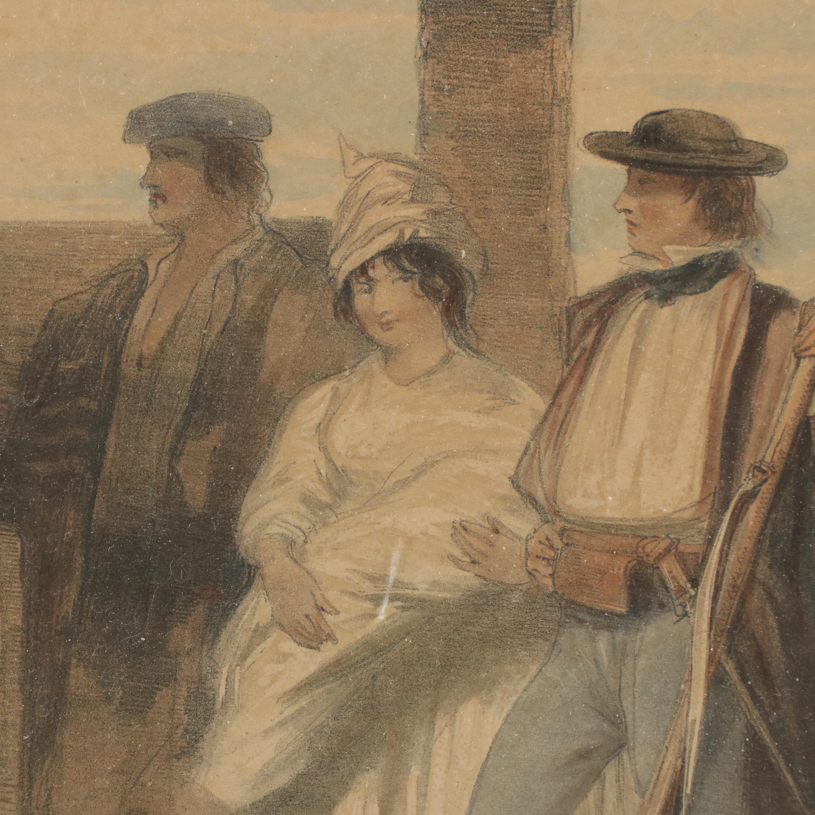 Hand-Colored Lithograph After Joseph Nash, 19th Century