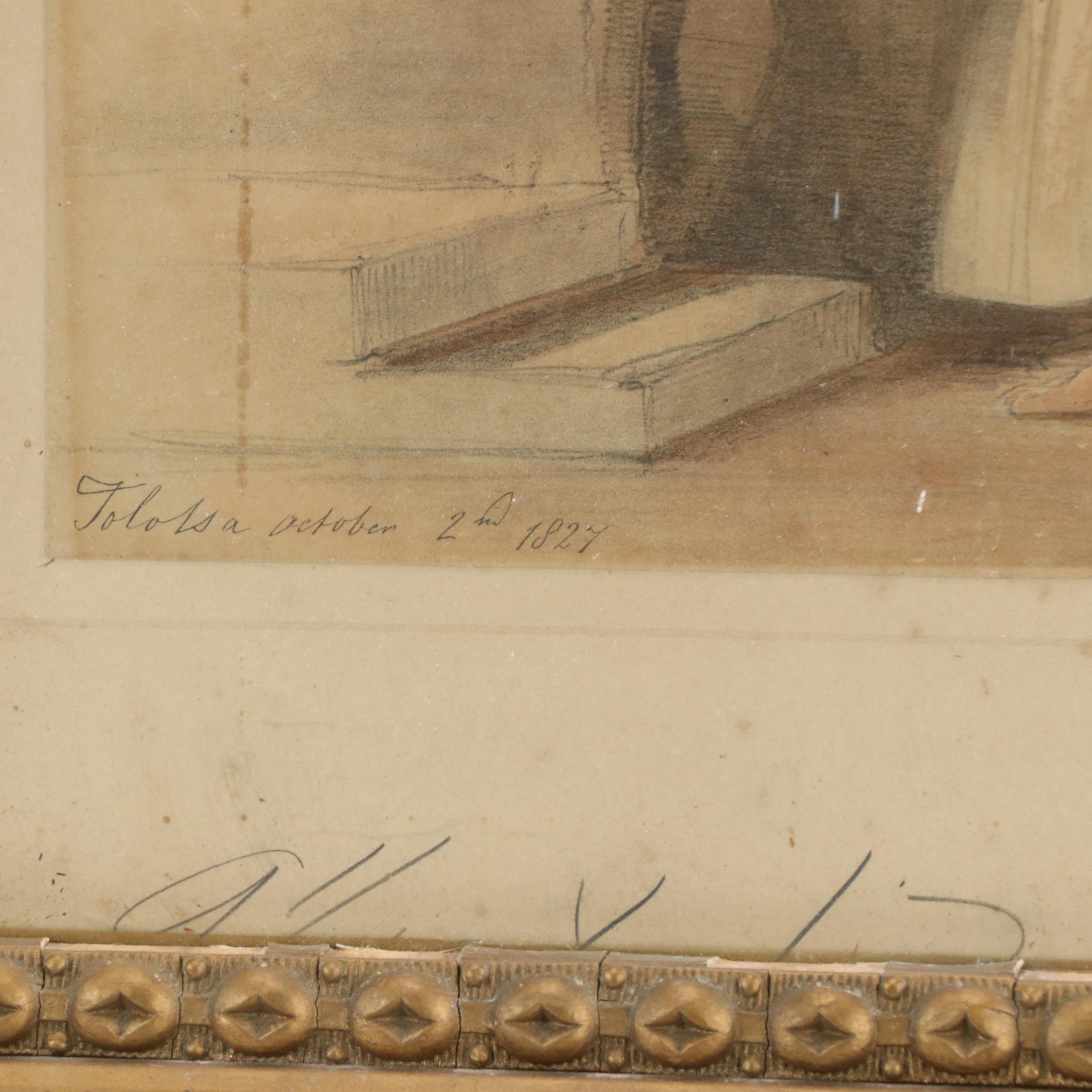 Hand-Colored Lithograph After Joseph Nash, 19th Century